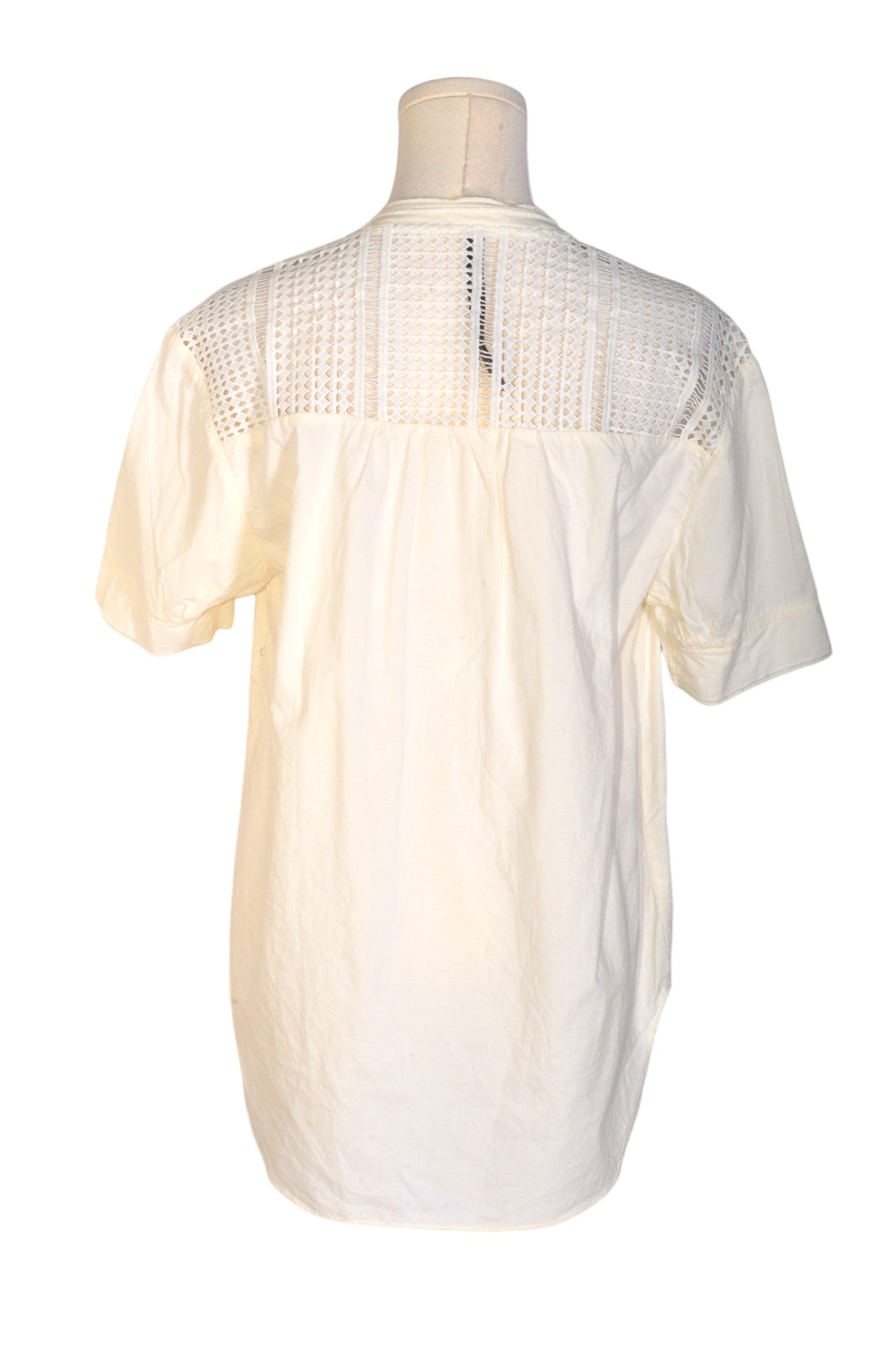 RENEE C Stylish Women's White Regular-Fit Blouse - Size M