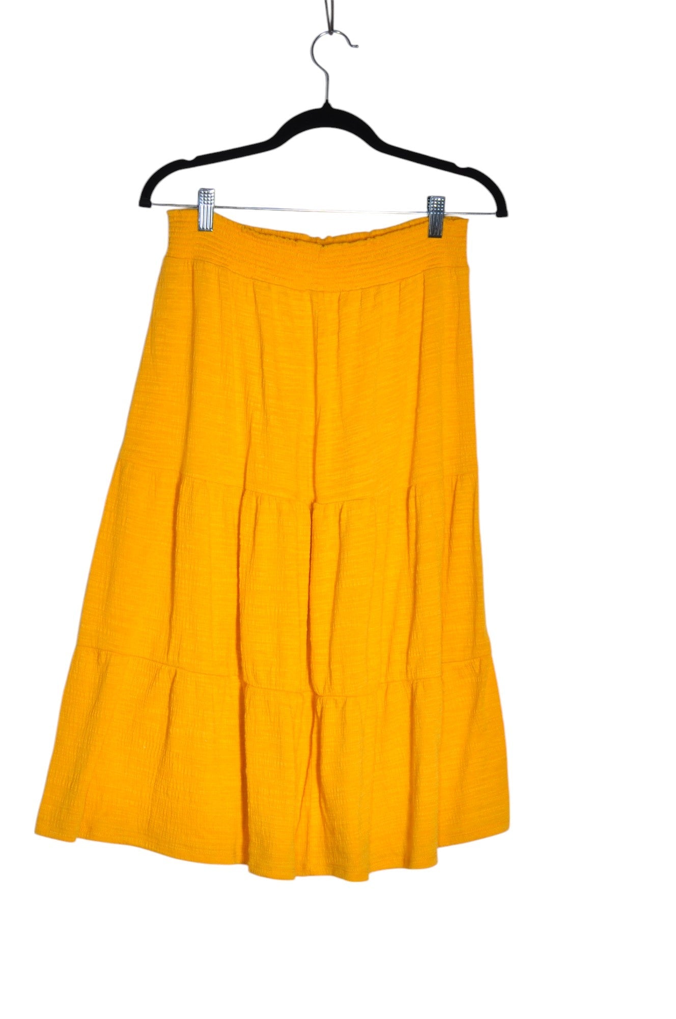 89TH & MADISON Stylish Women's A-Line Yellow Regular Fit Skirt - Size M