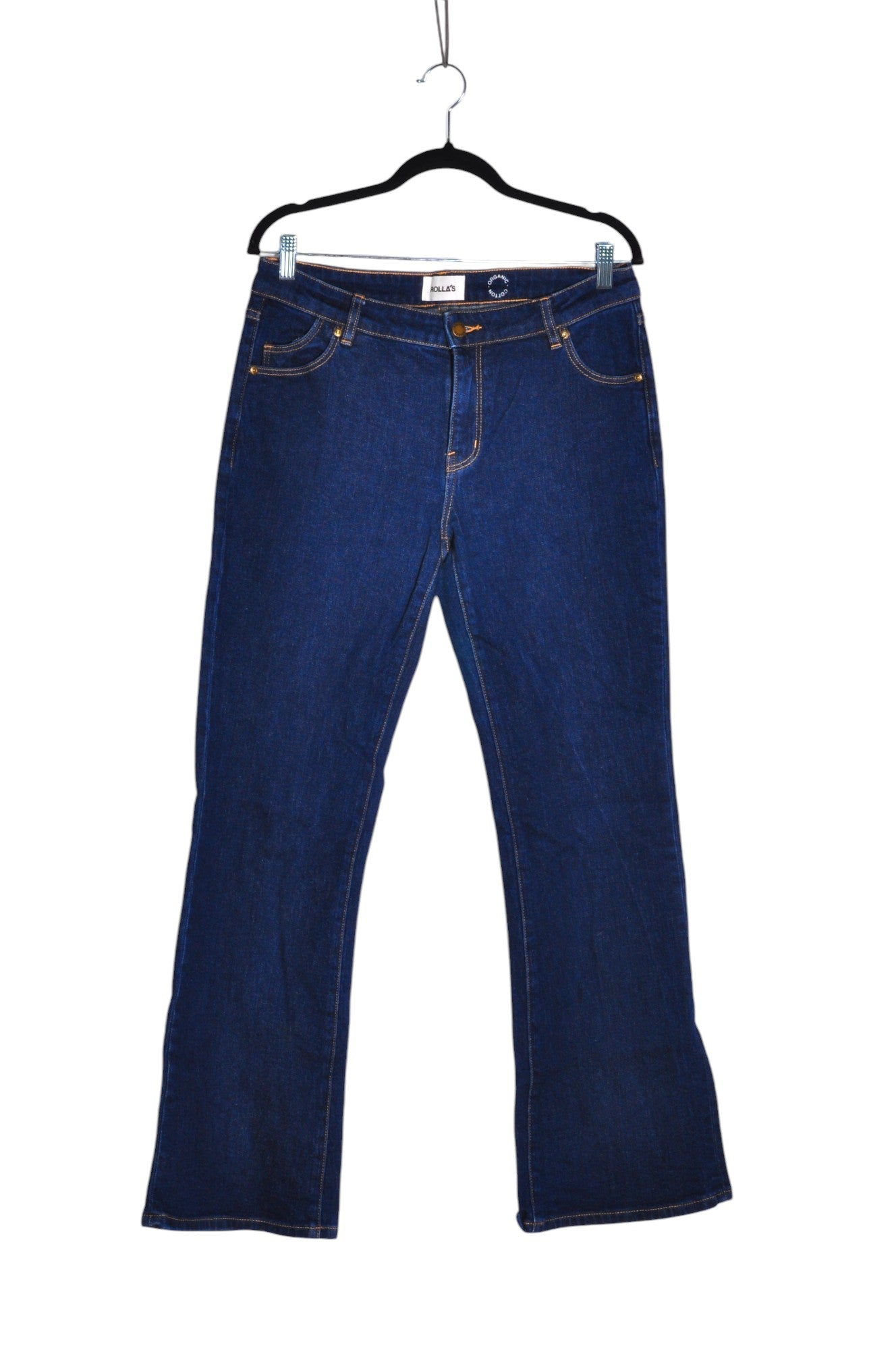 ROLLA'S Stylish Women's Blue Regular Fit Straight-Legged Jeans - Size 30
