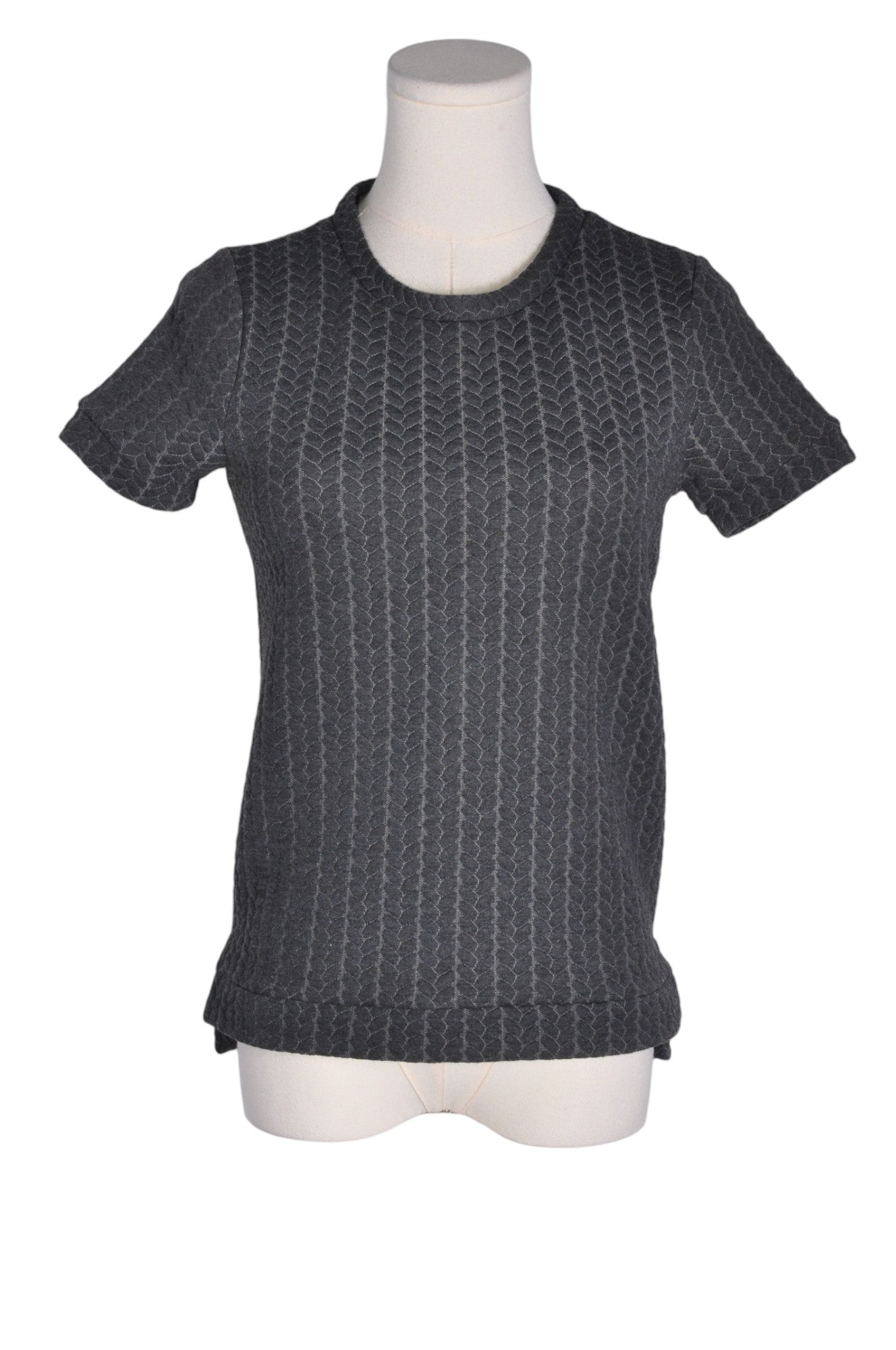 ROCOCO Stylish Gray Regular-Fit Women's T-Shirt - Size 12