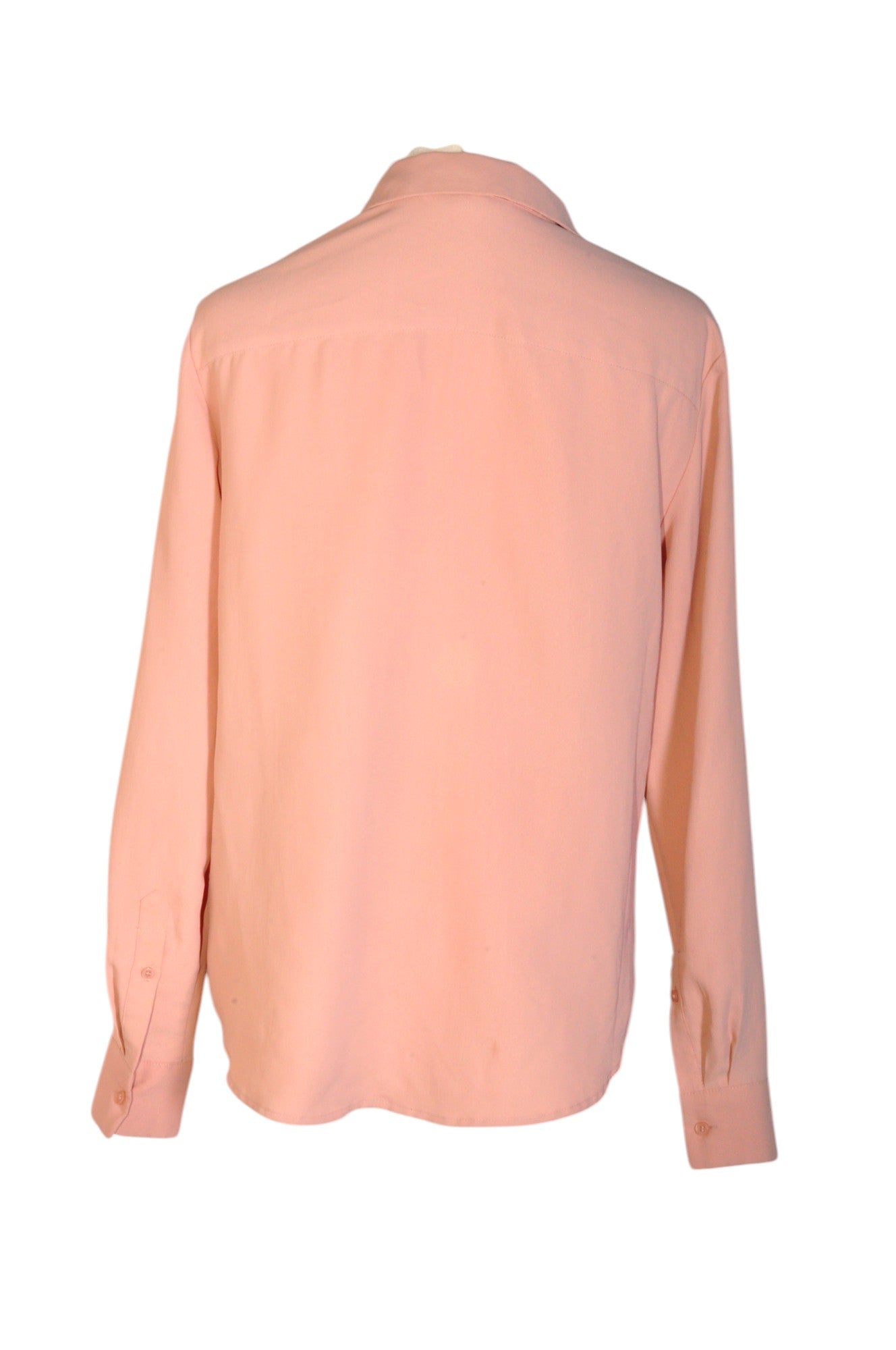 Stylish H&M Women's Pink Regular Fit Button Down Tops - Size 10