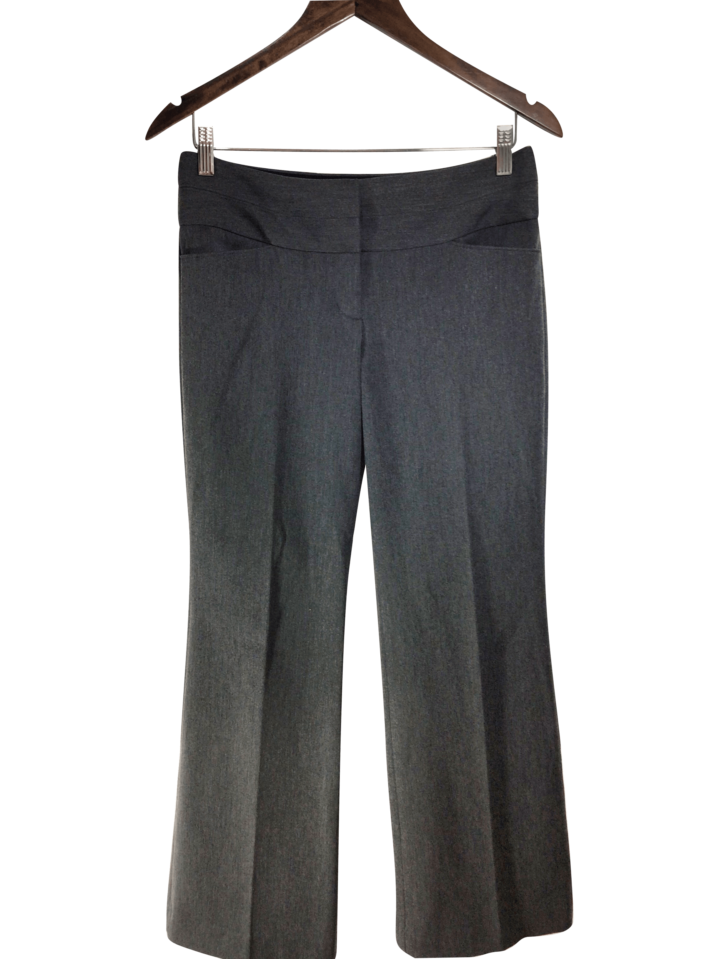 EXPRESS Second - Hand Gray Regular - Fit Women's Work Pants Size 2
