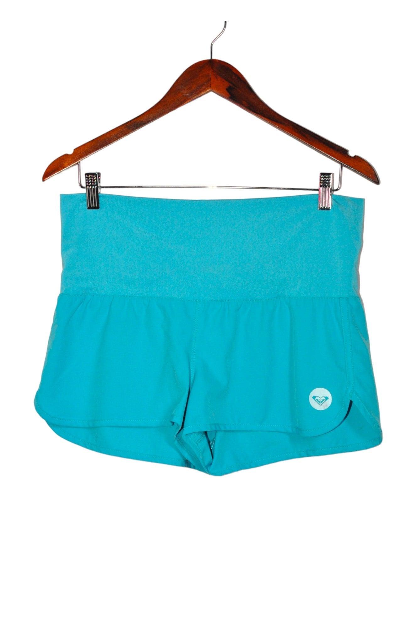 ROXY Women's Blue Regular Fit Activewear Shorts & Skirts - Size M