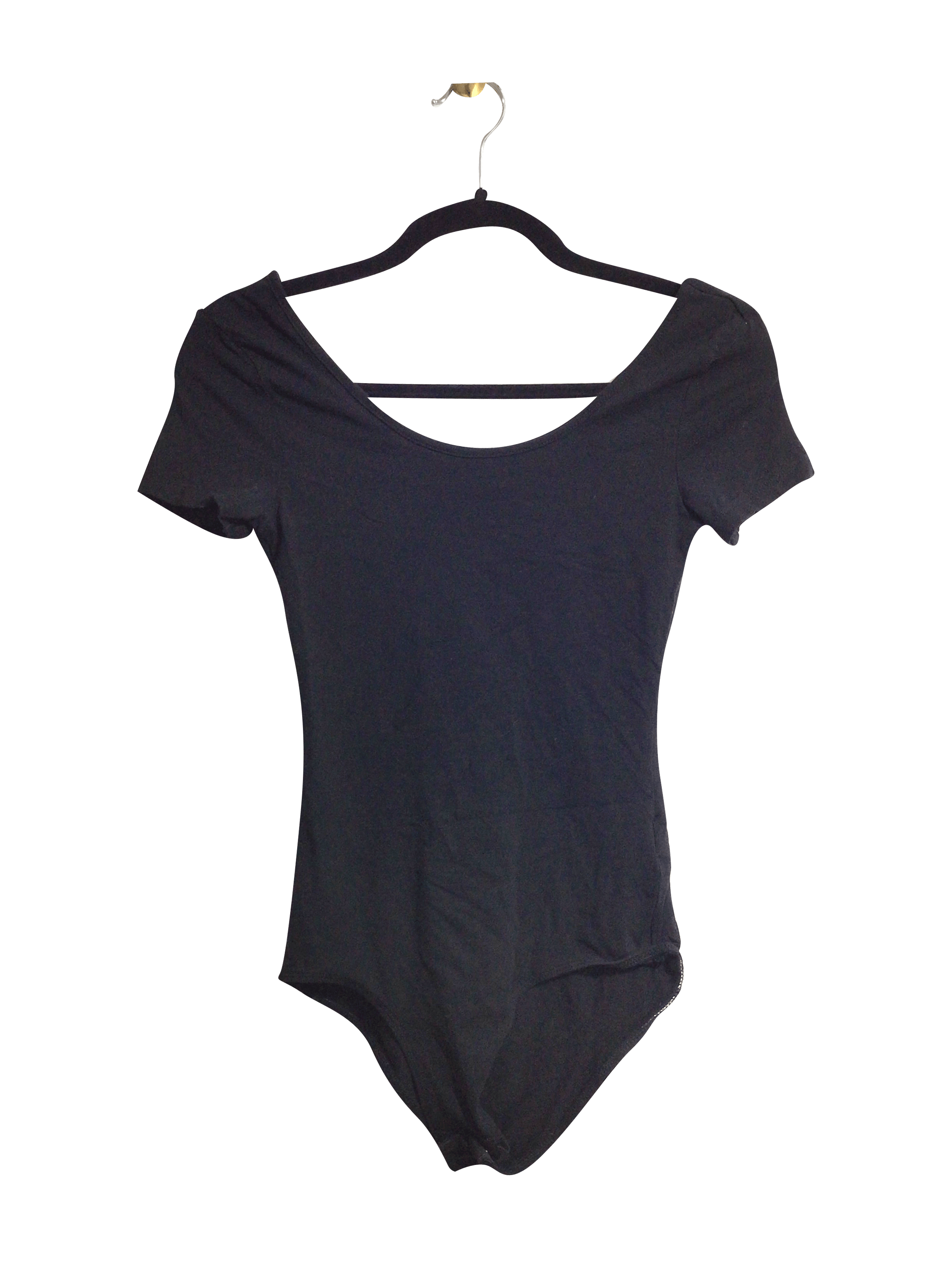 H&M Second Hand Women's Regular Fit Black Bodysuit - Size XS