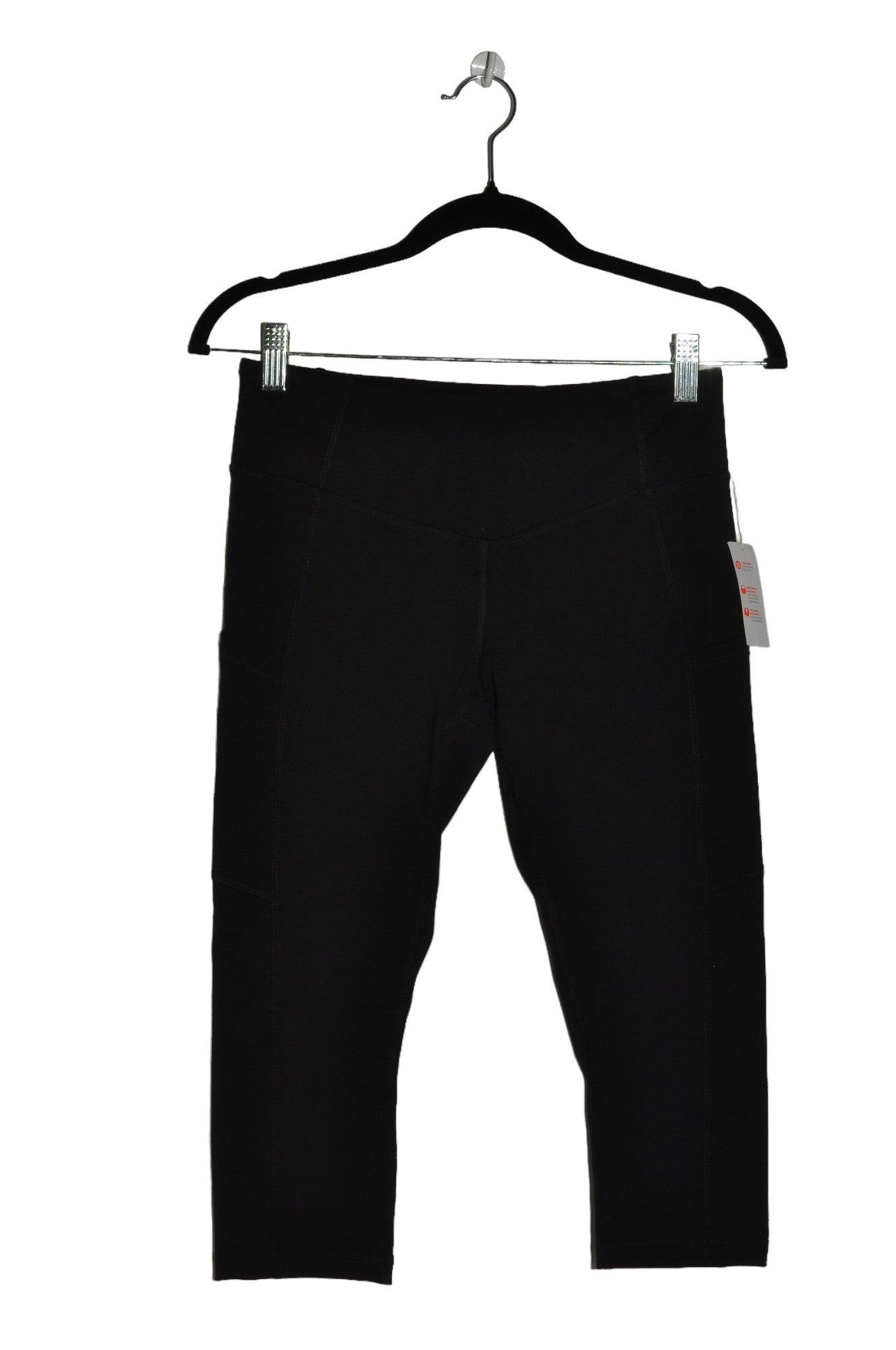 JOE FRESH Women's Stylish Black Regular-Fit Activewear Leggings - Size S