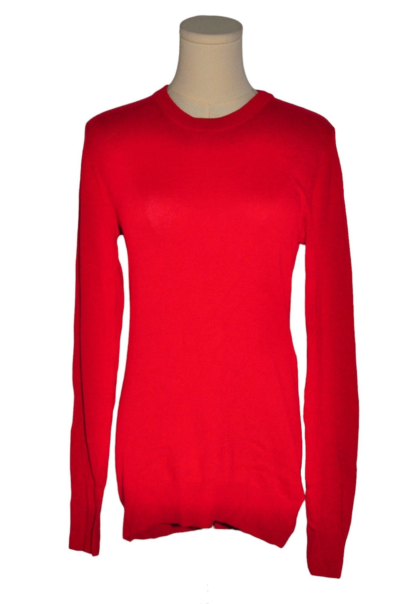 JOE FRESH Stylish Red Regular-Fit Women's Long-Sleeve T-Shirt - Size S