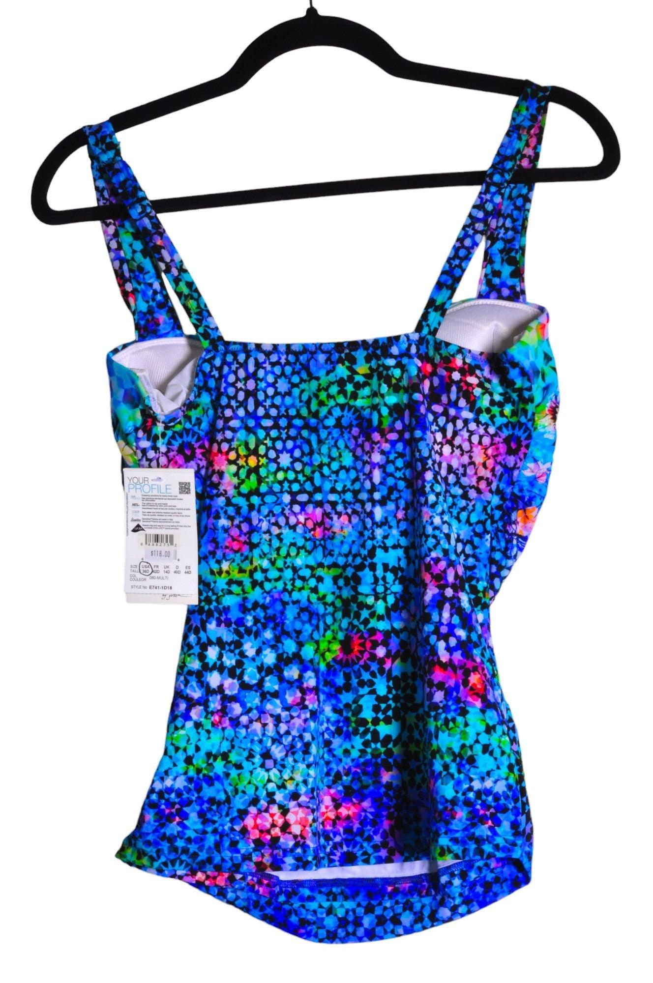 GOTTEX Stylish Women's Blue Regular Fit Tankinis in Size 36D