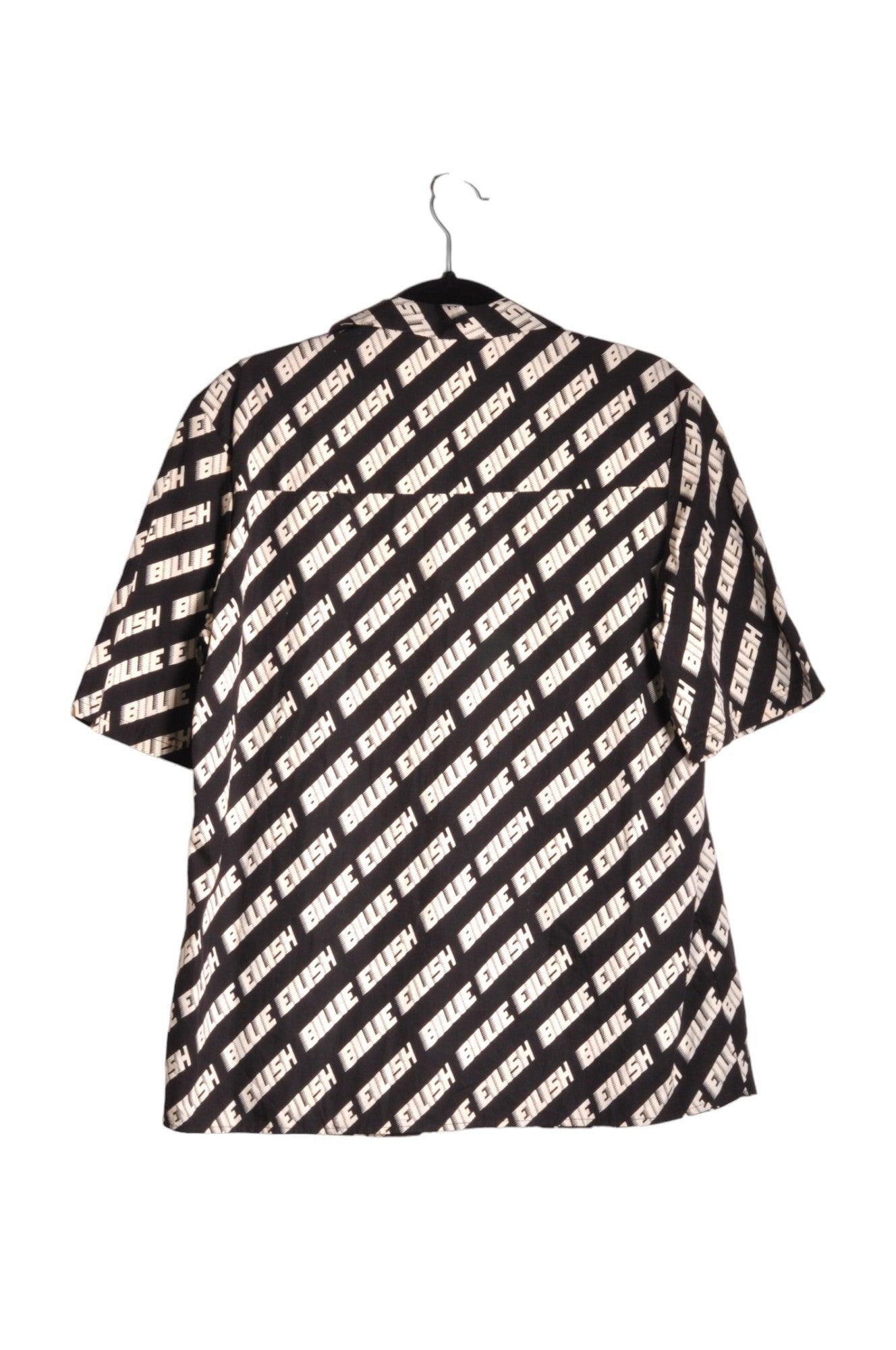H&M Men's Stylish Black Button Down Tops in Regular Fit - Size XS