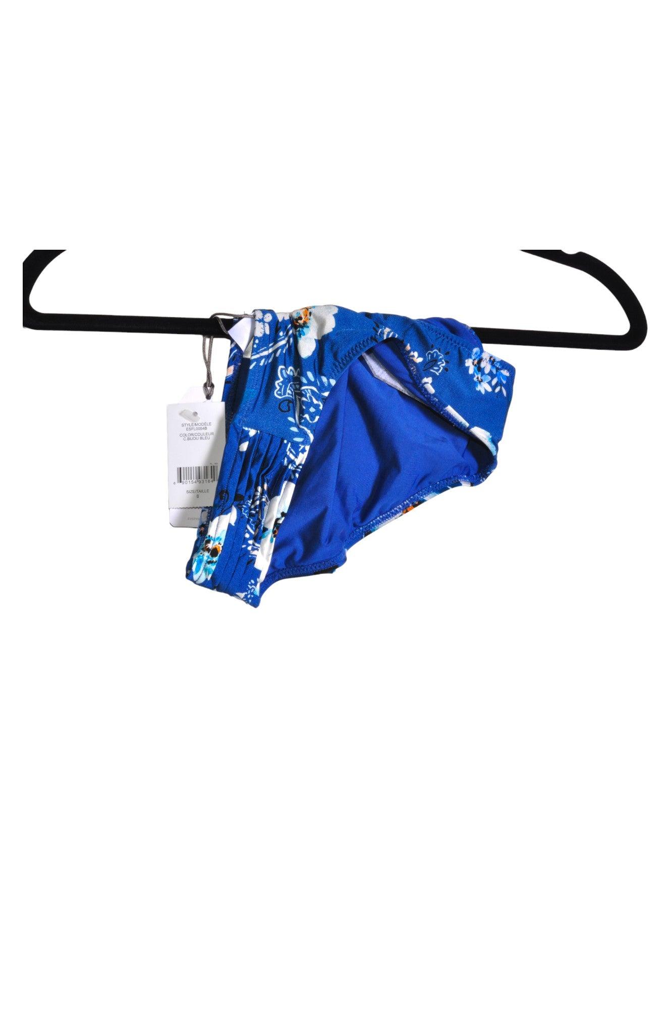 EVERYDAY SUNDAY Stylish Women's Blue Regular Fit Tankinis - Size 8