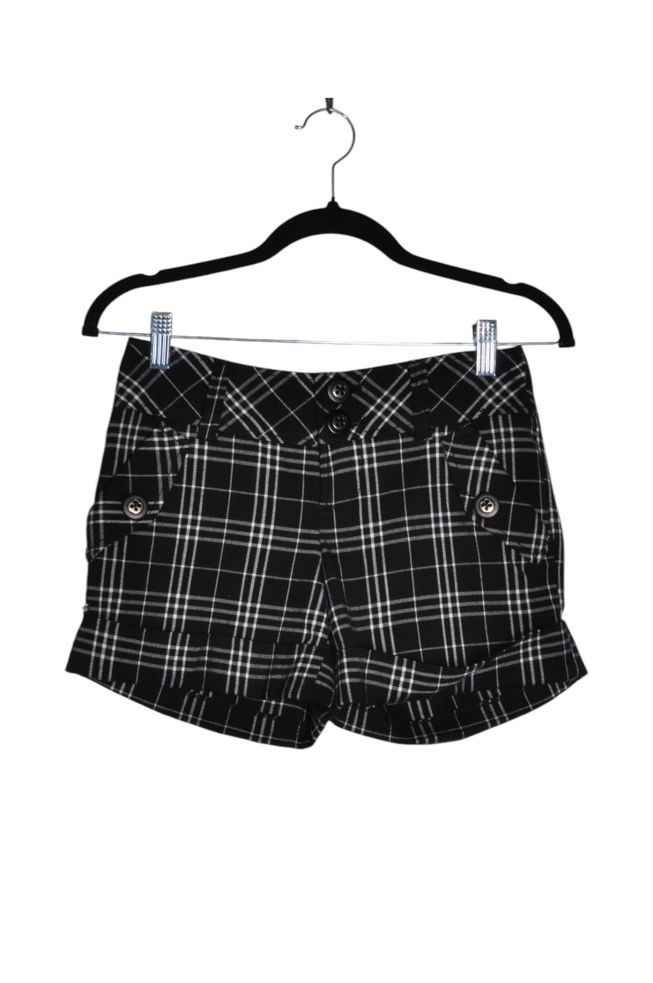 GUESS Women's Timeless Classic Black Regular Fit Shorts - Size 23