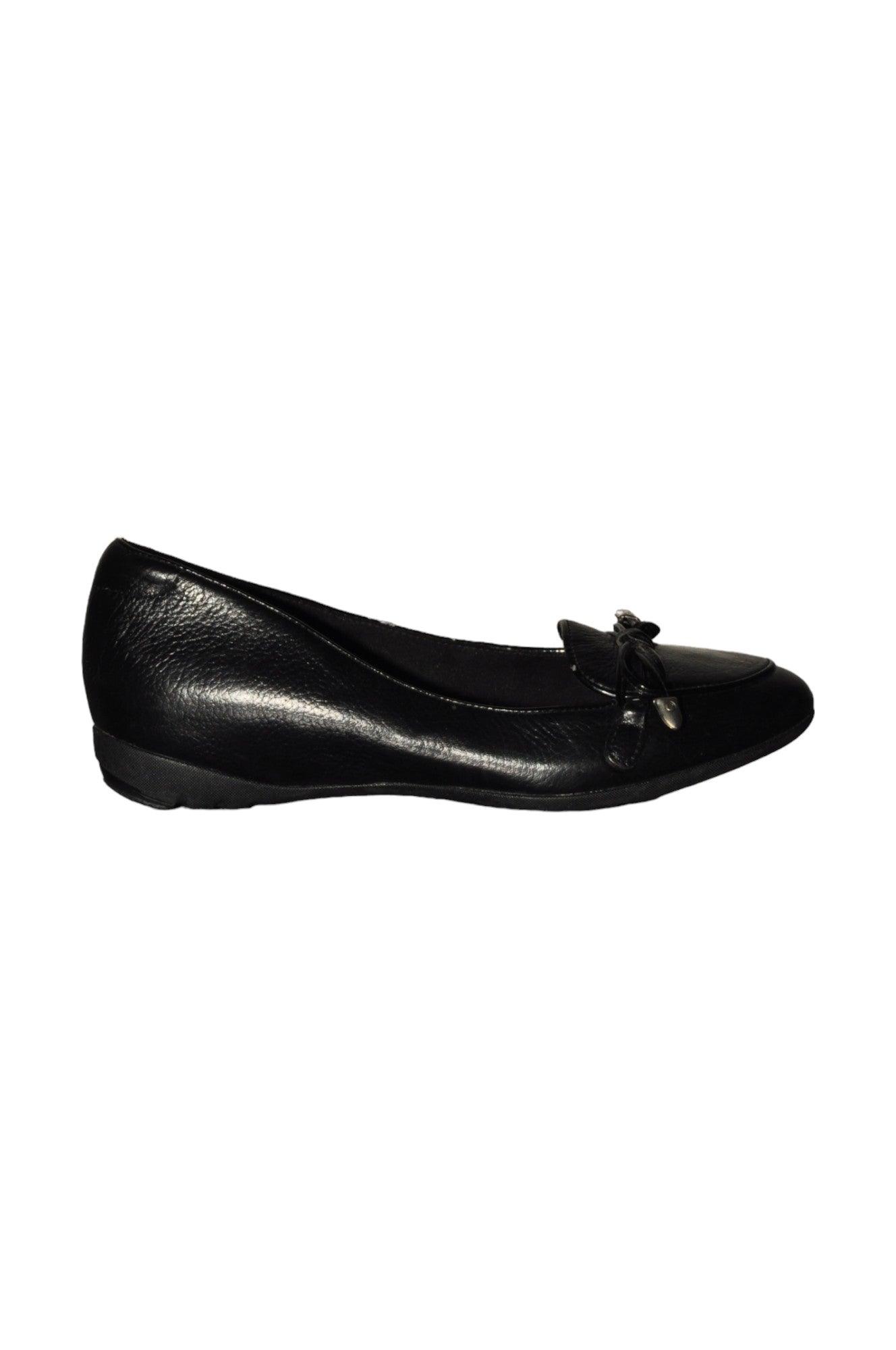 ROCKPORT Stylish Women's Black Flat Shoes - Regular Fit, Size 5