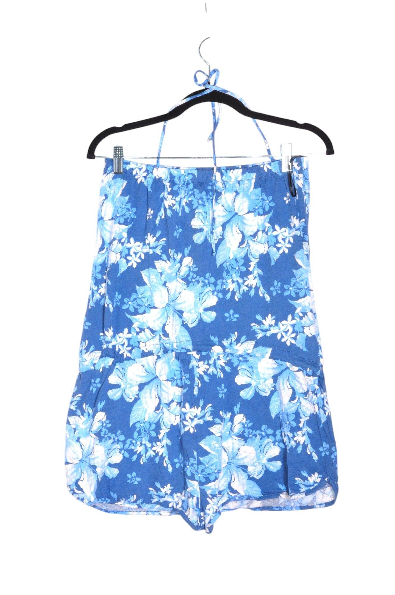 Stylish H&M Women's Blue Regular Fit Casual Knee-Length Skirt - Size M