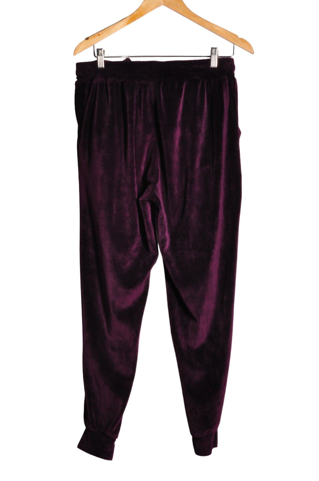 Stylish REVAMPED Women's Purple Regular-Fit Activewear Jogging Pants - Size M