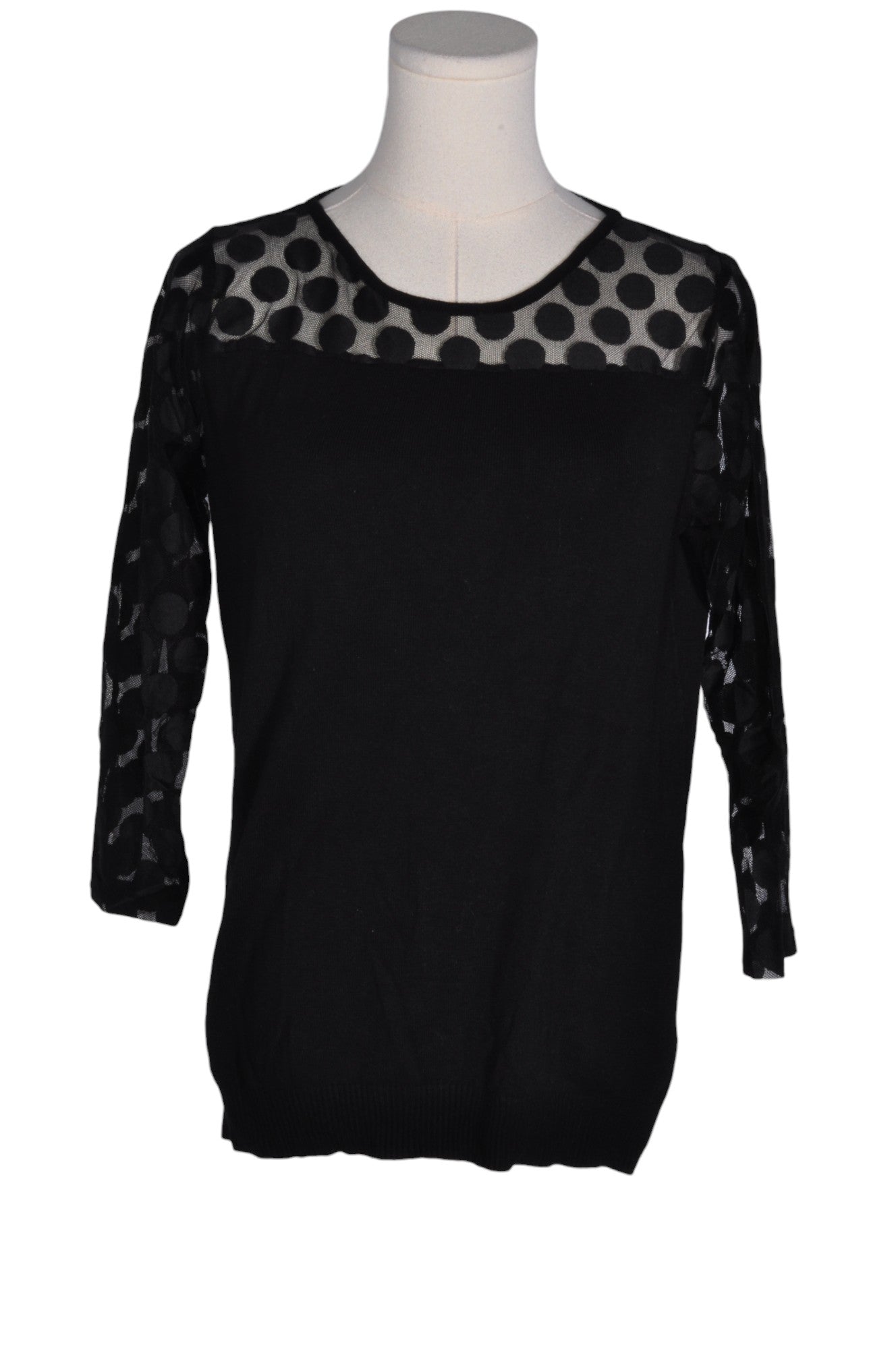 JOSEPH A. Stylish Women's Regular Fit Black Blouse - Size M