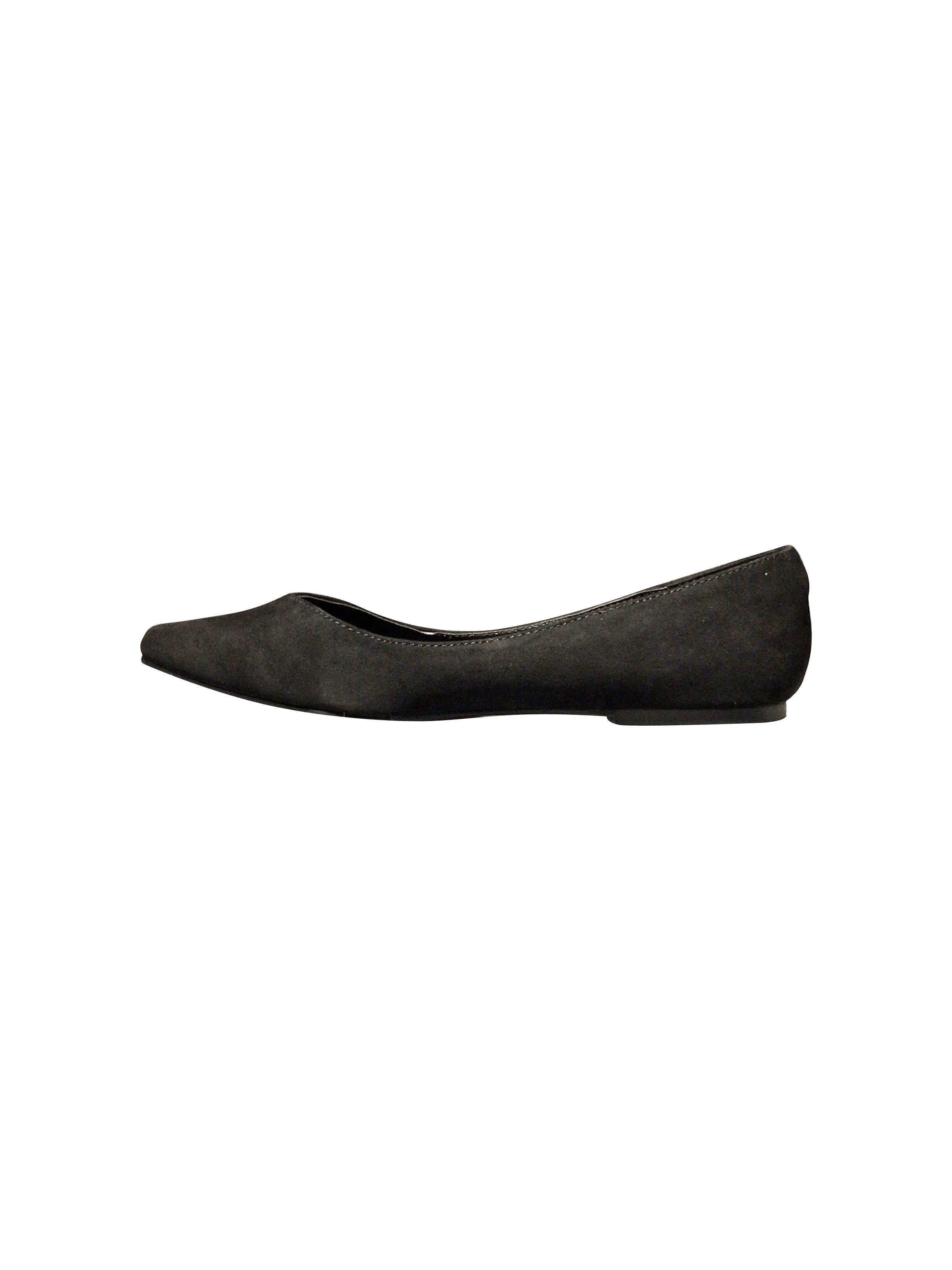 Stylish JF Women's Regular Fit Black Flat Shoes - Size 11