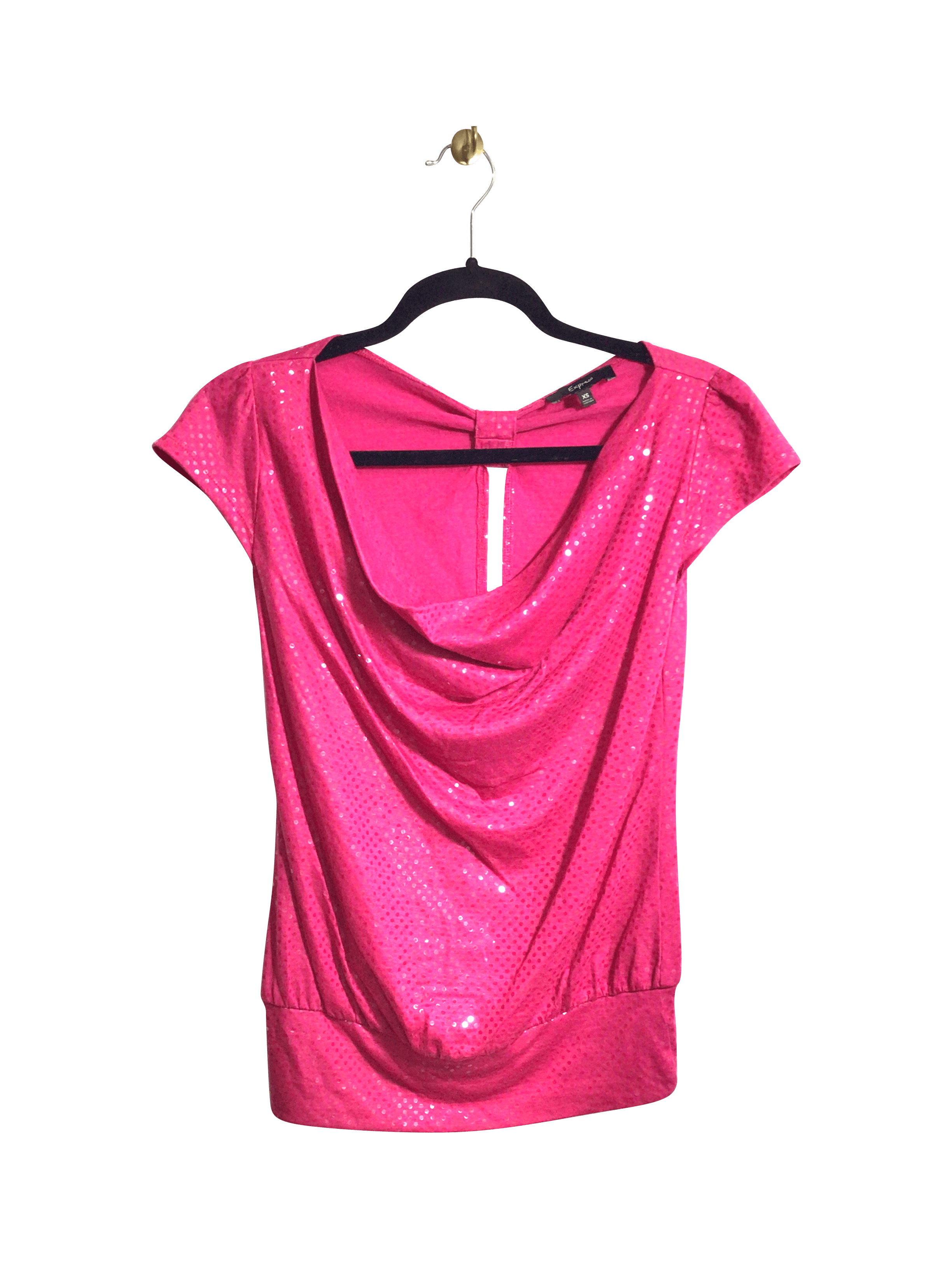 EXPRESS Women's Pink Regular Fit Blouses in XS - Second Hand Gem