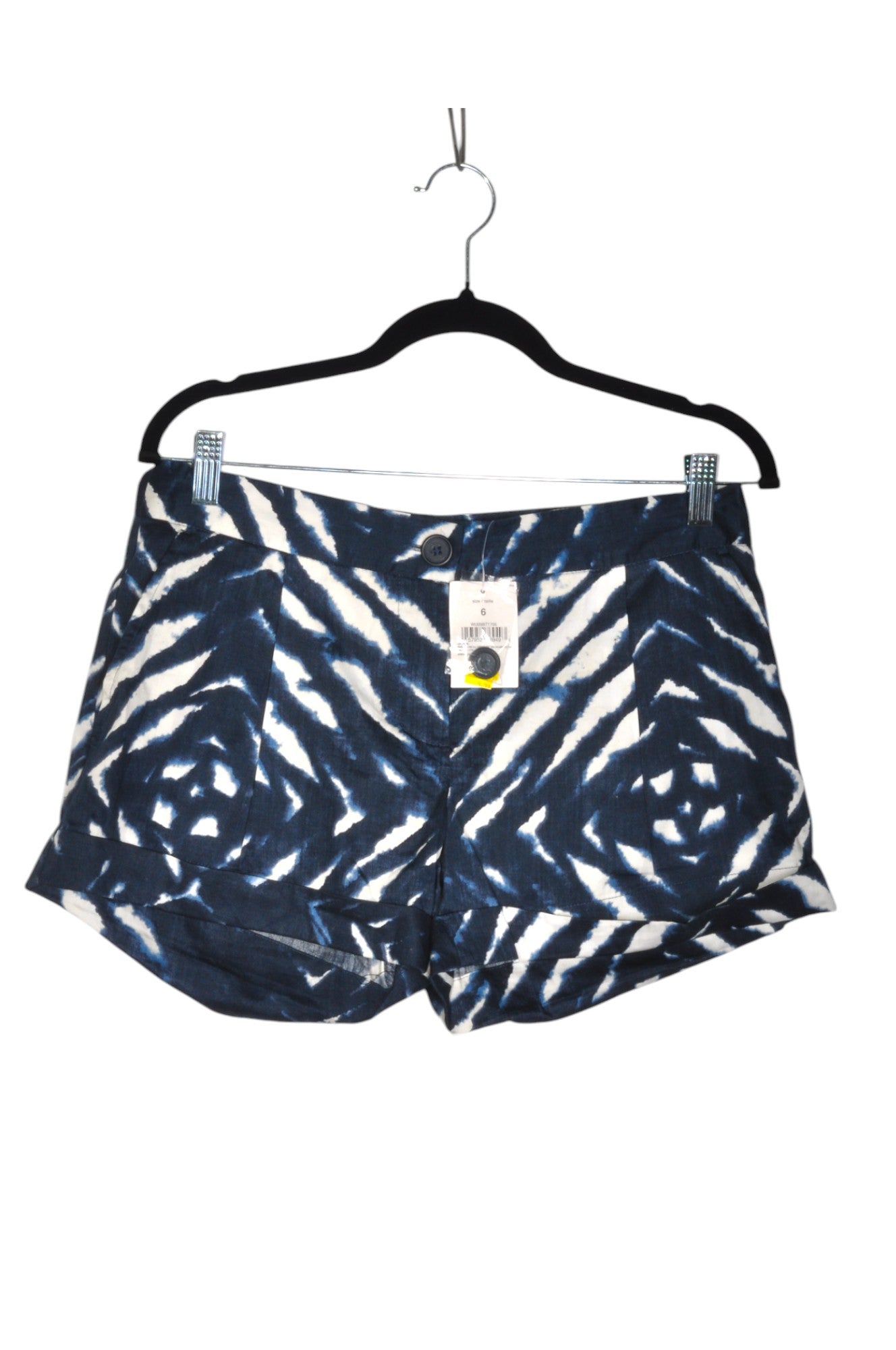 JOE FRESH Stylish Women's Green Denim Shorts - Regular Fit, Size 6