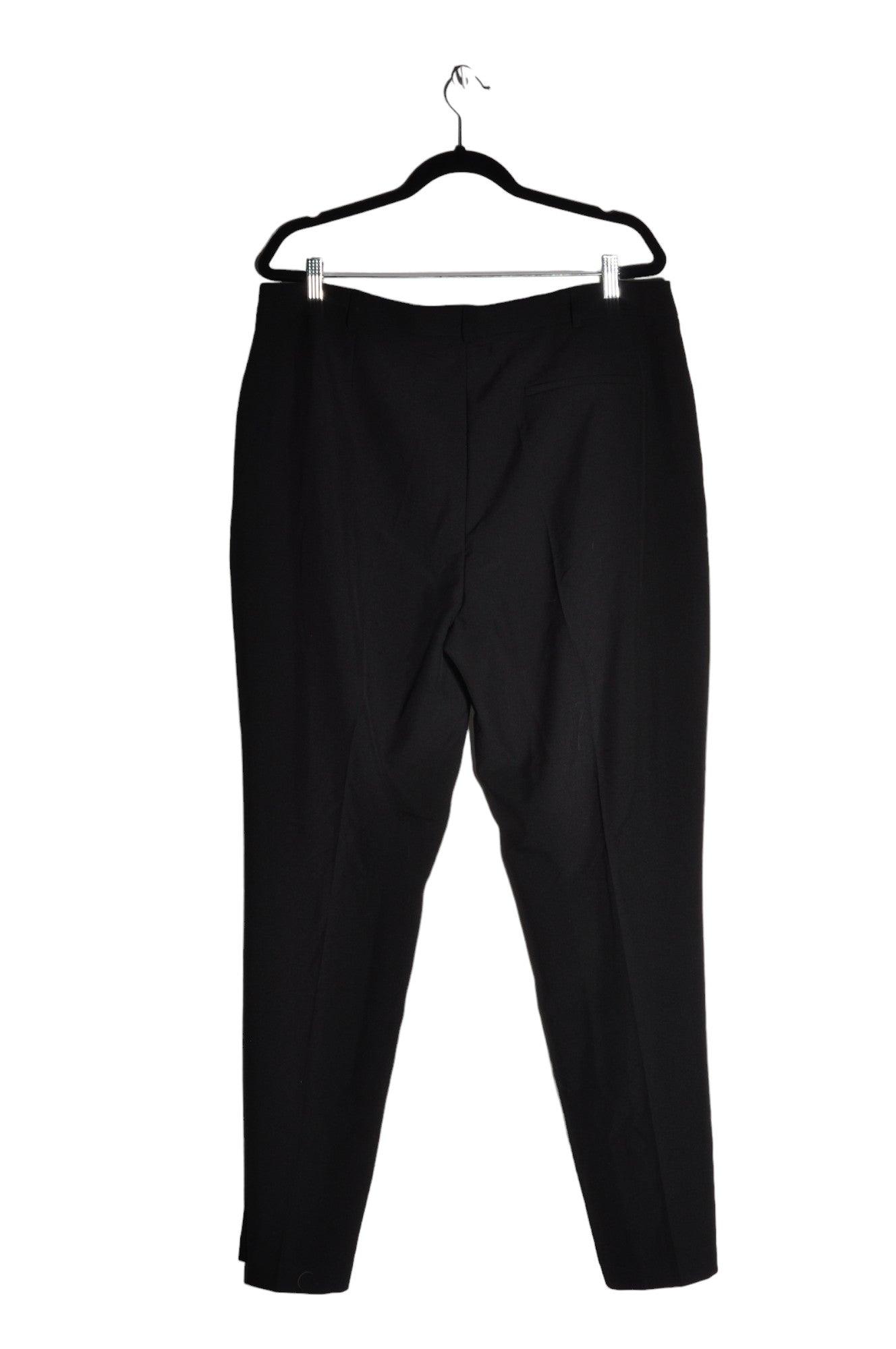 Stylish ASOS Women's Regular-Fit Black Work Pants - Size 14
