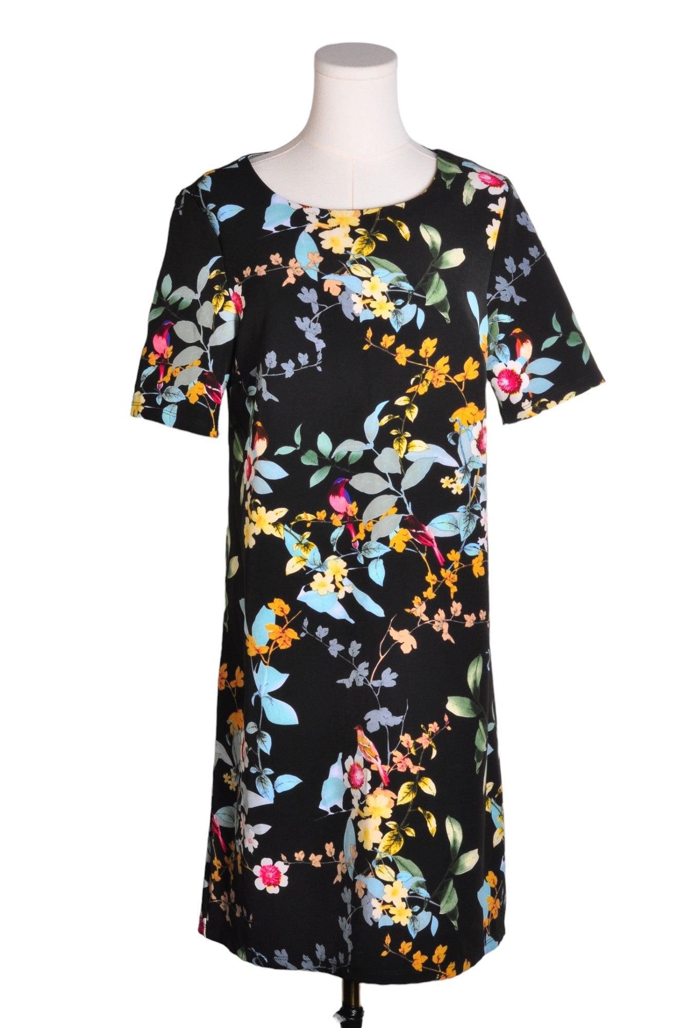 REITMANS Stylish Women's Black Sheath Dress - Regular Fit, Size S