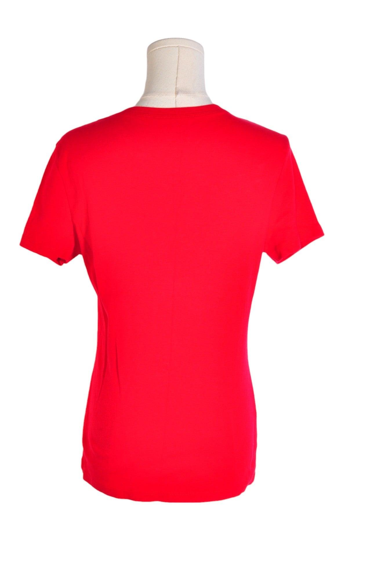 EDDIE BAUER Stylish Women's Regular Fit Red T-Shirt - Size M