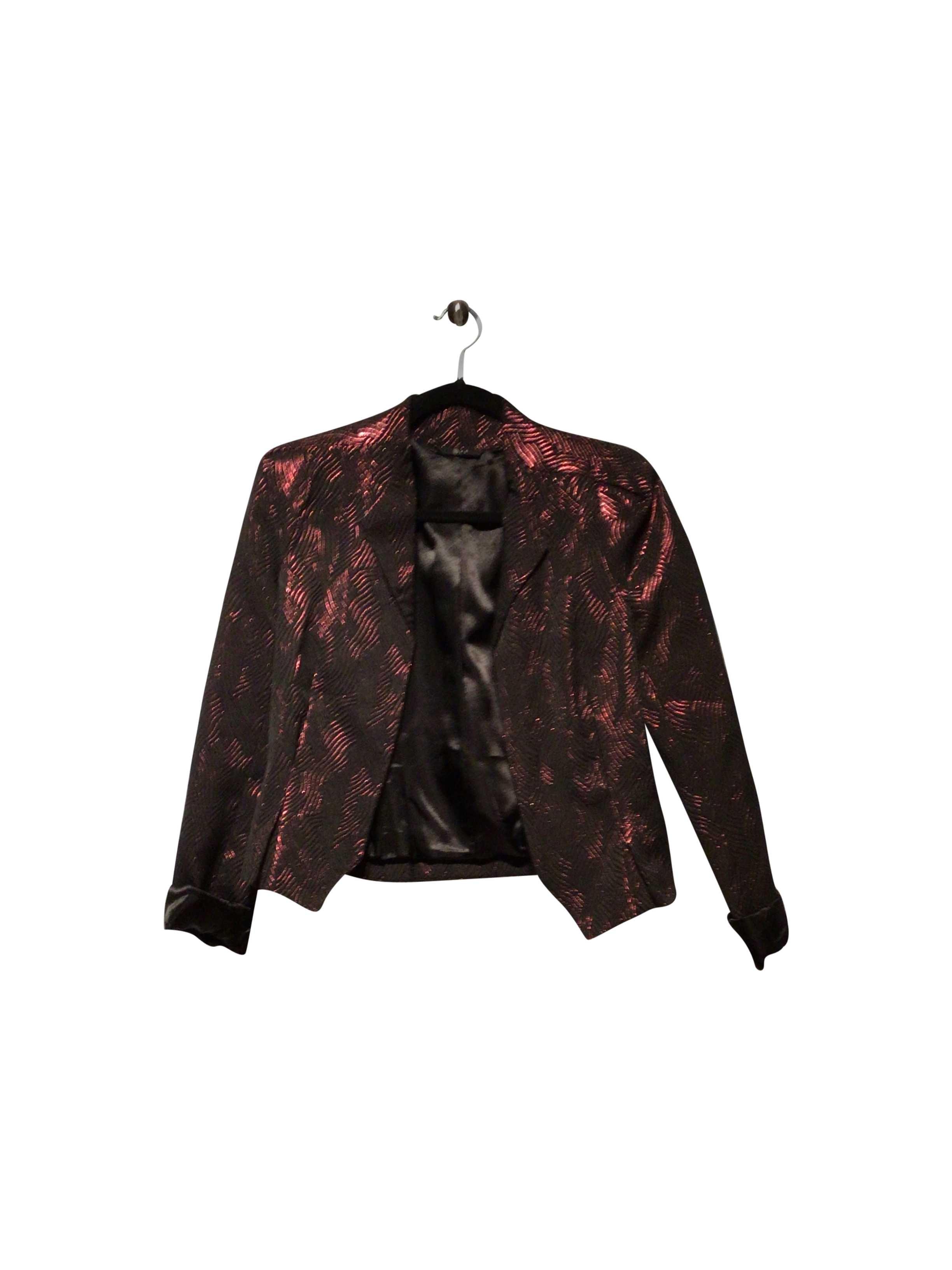 Stylish 6 x 6 Brown Regular Fit Blazers - Size M