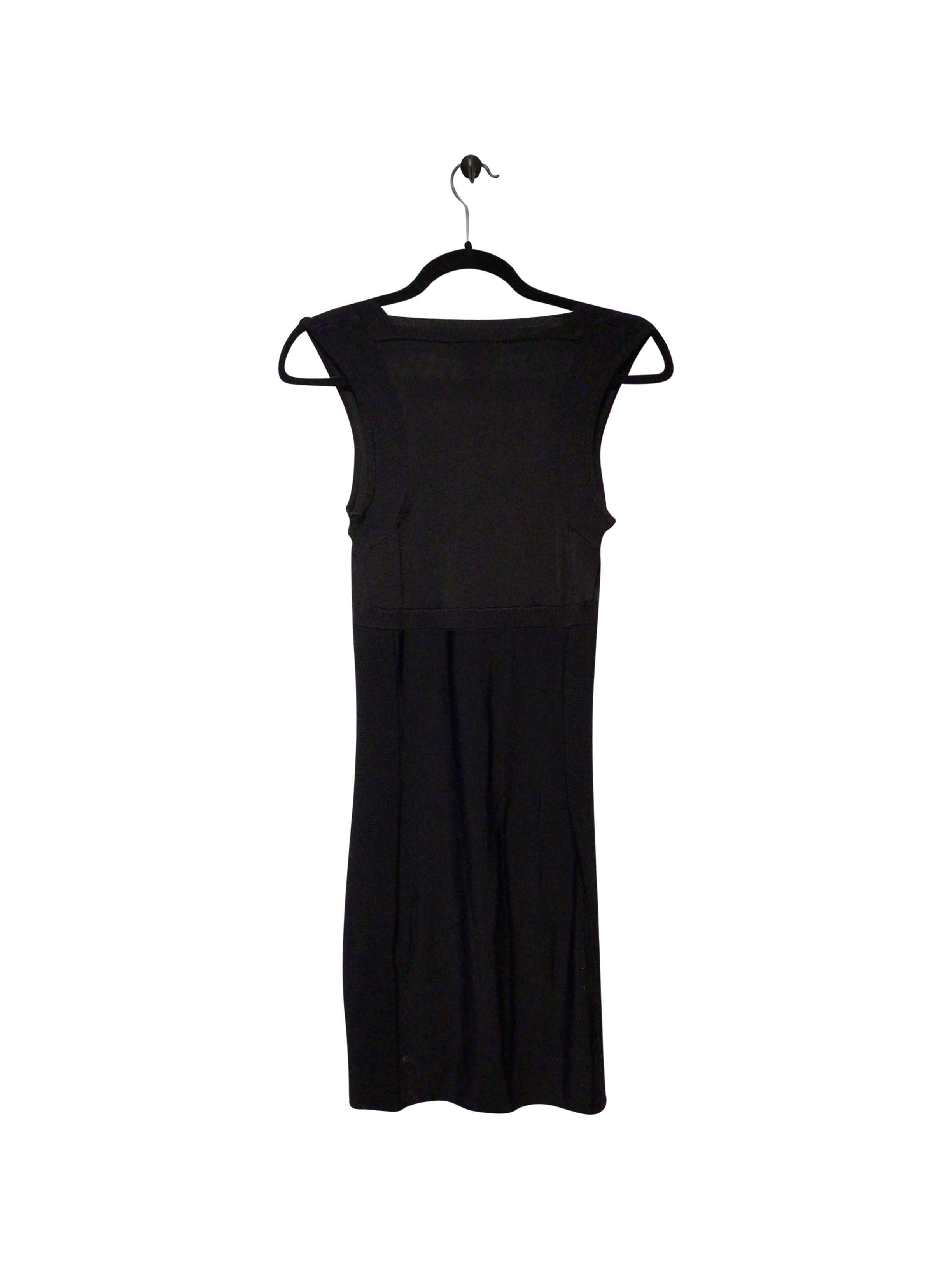 H&M Black Regular Fit Shift Dress - Size S, Second Hand