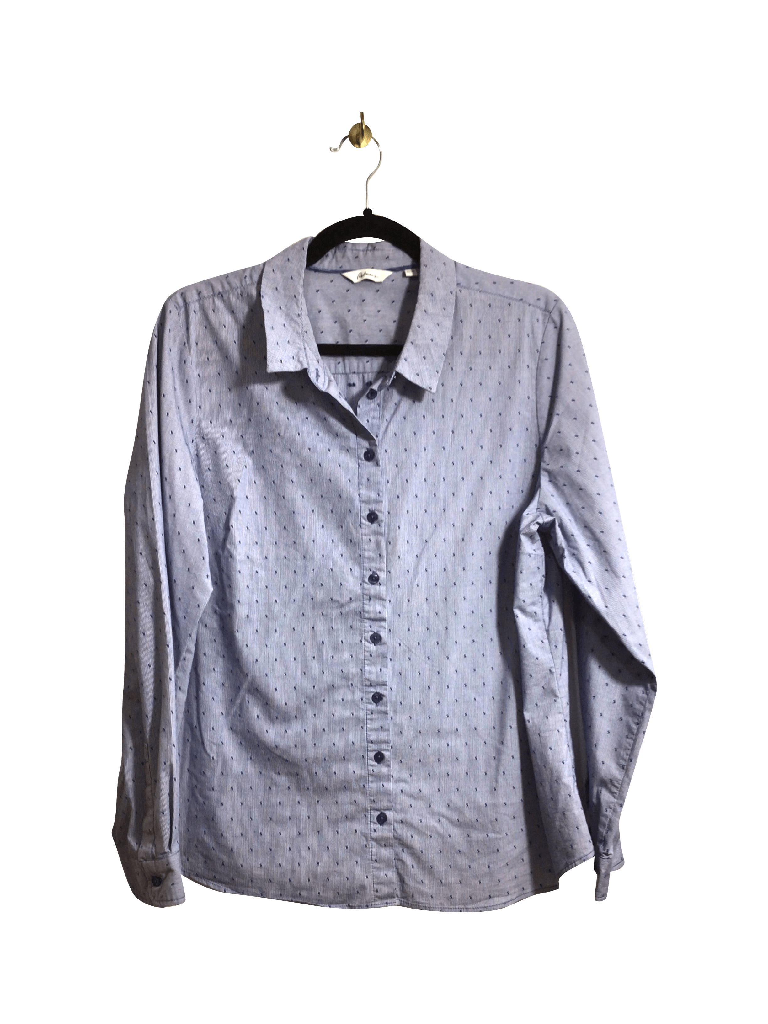 REITMANS Stylish Women's Blue Regular Fit Button Down Tops - Size XL