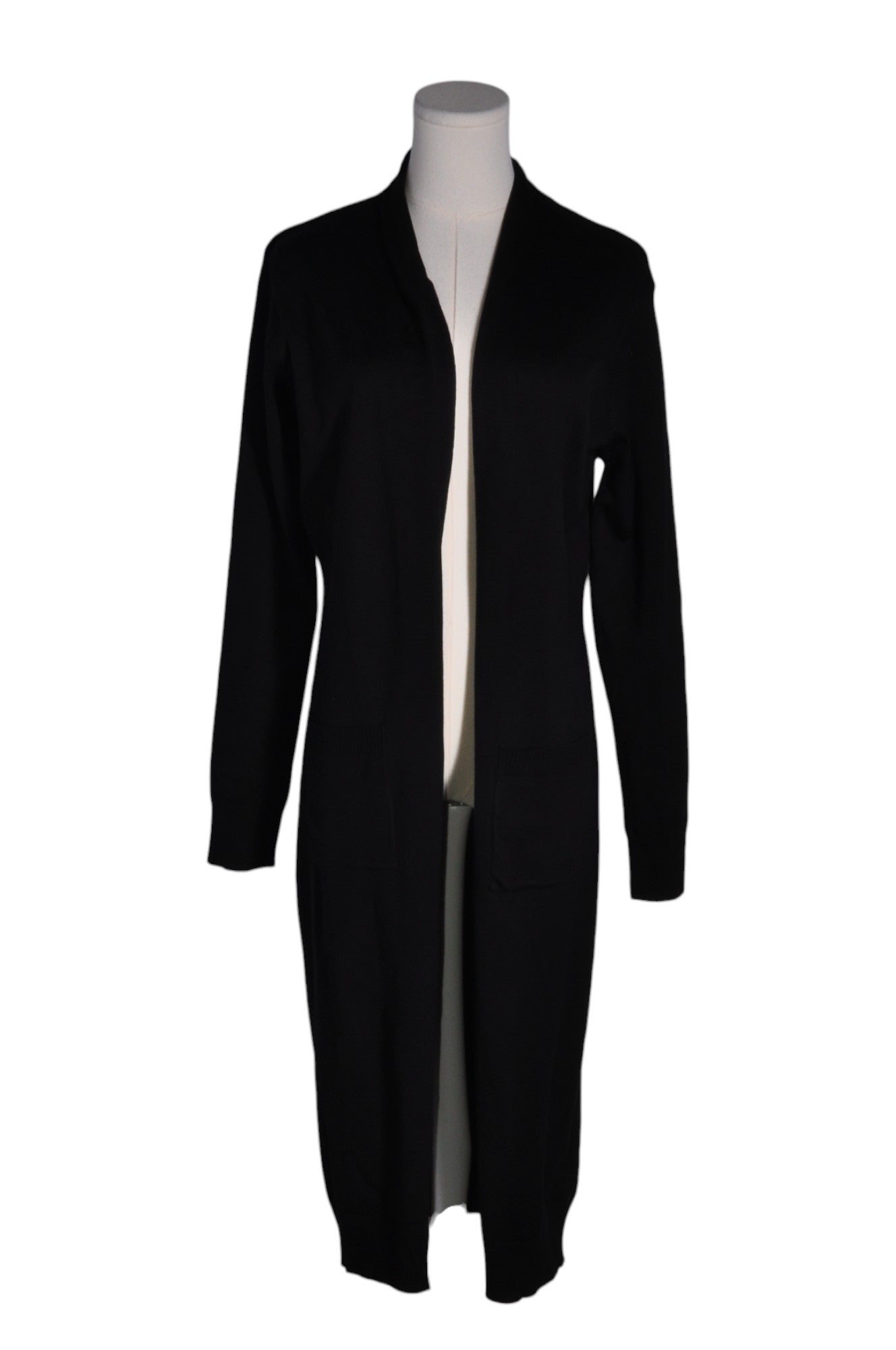 GRACE KARIN Stylish Women's Black Regular-Fit Cardigan - Size M