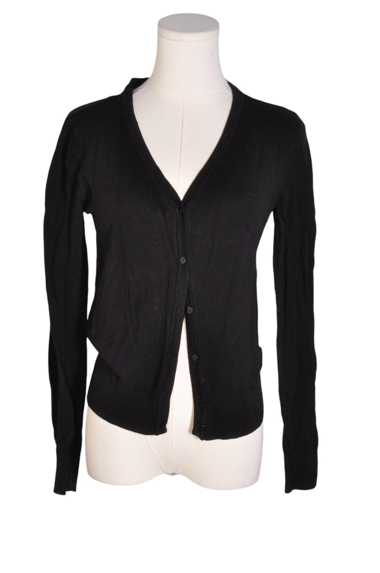 Stylish H&M Women's Regular Fit Black Cardigan - Size S