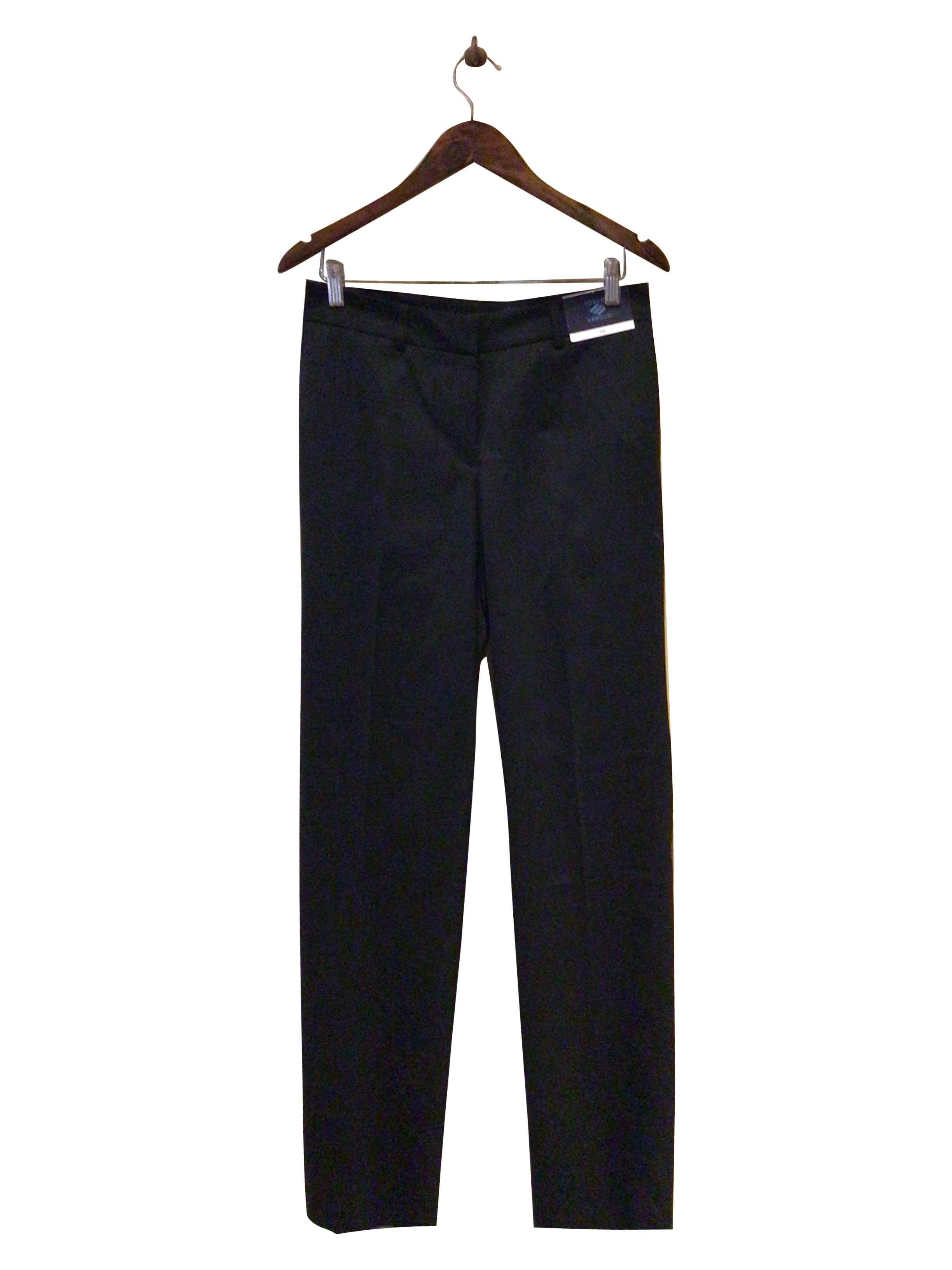 JOSEPH ABBOUD Stylish Regular Fit Black Pant - Size 6
