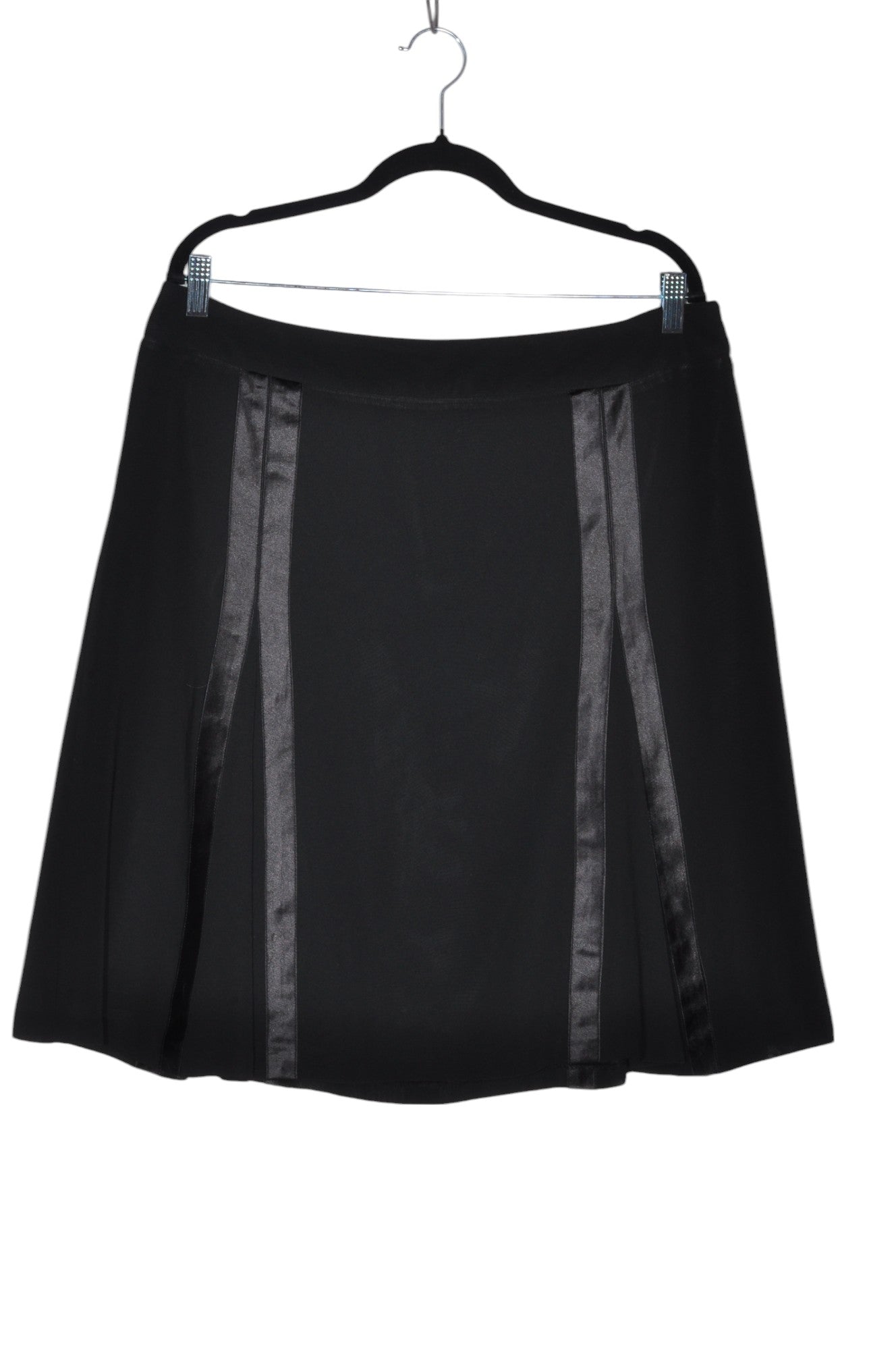 RIO SUD Stylish Women's Black Casual Regular-Fit Skirt - Size 16