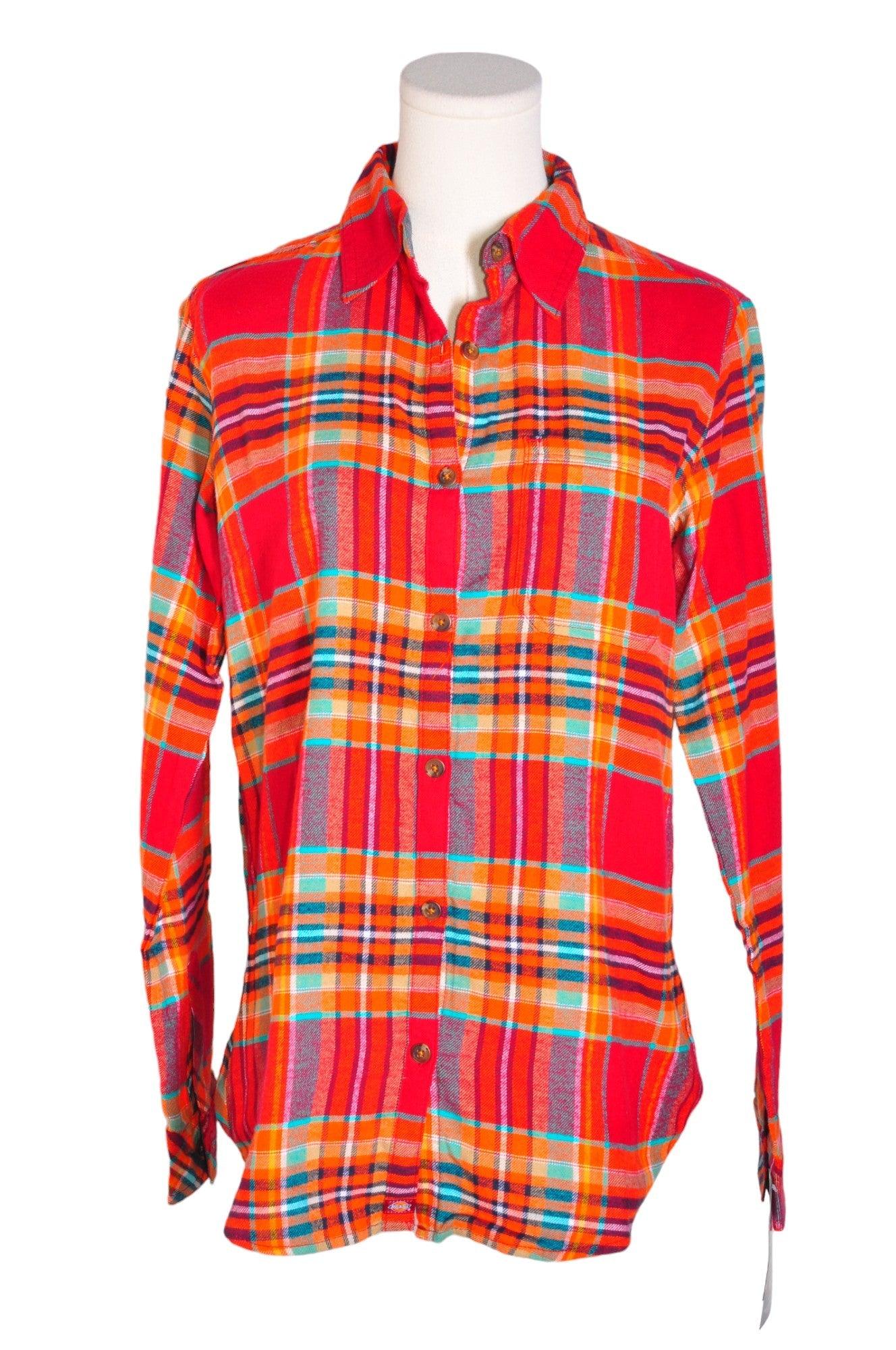 Stylish RICKI'S Women's Orange Regular-Fit Button Down Tops - Size XS