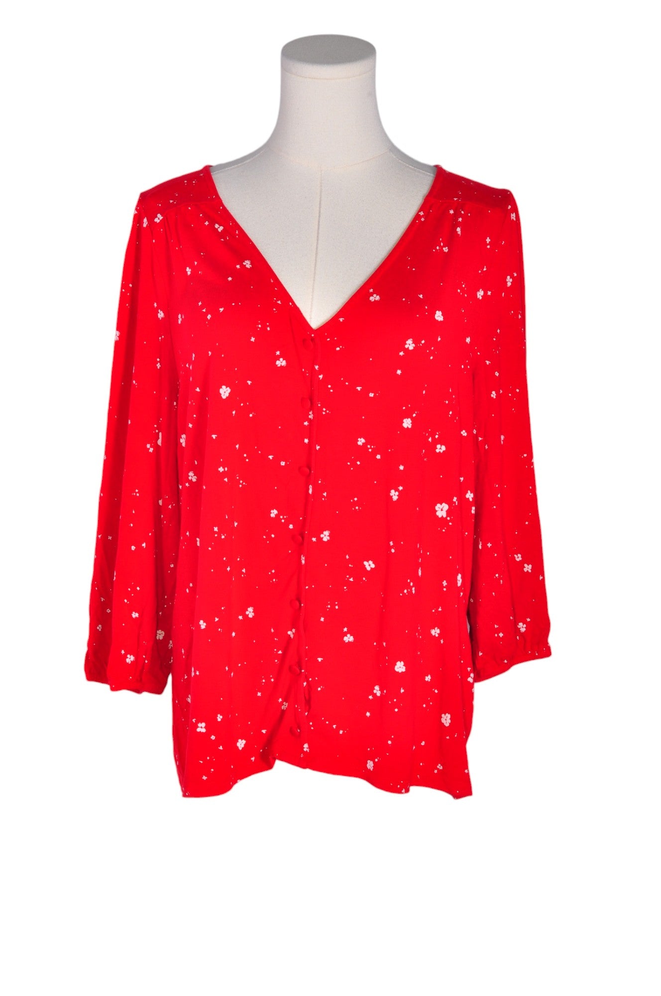 REITMANS Stylish Women's Red Regular Fit Blouses - Size L