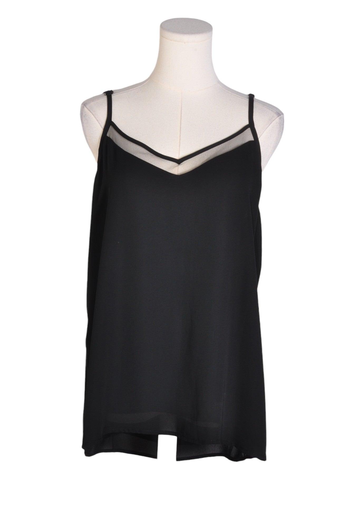 RICKI'S Stylish Regular Fit Black Women's Blouses - Size M