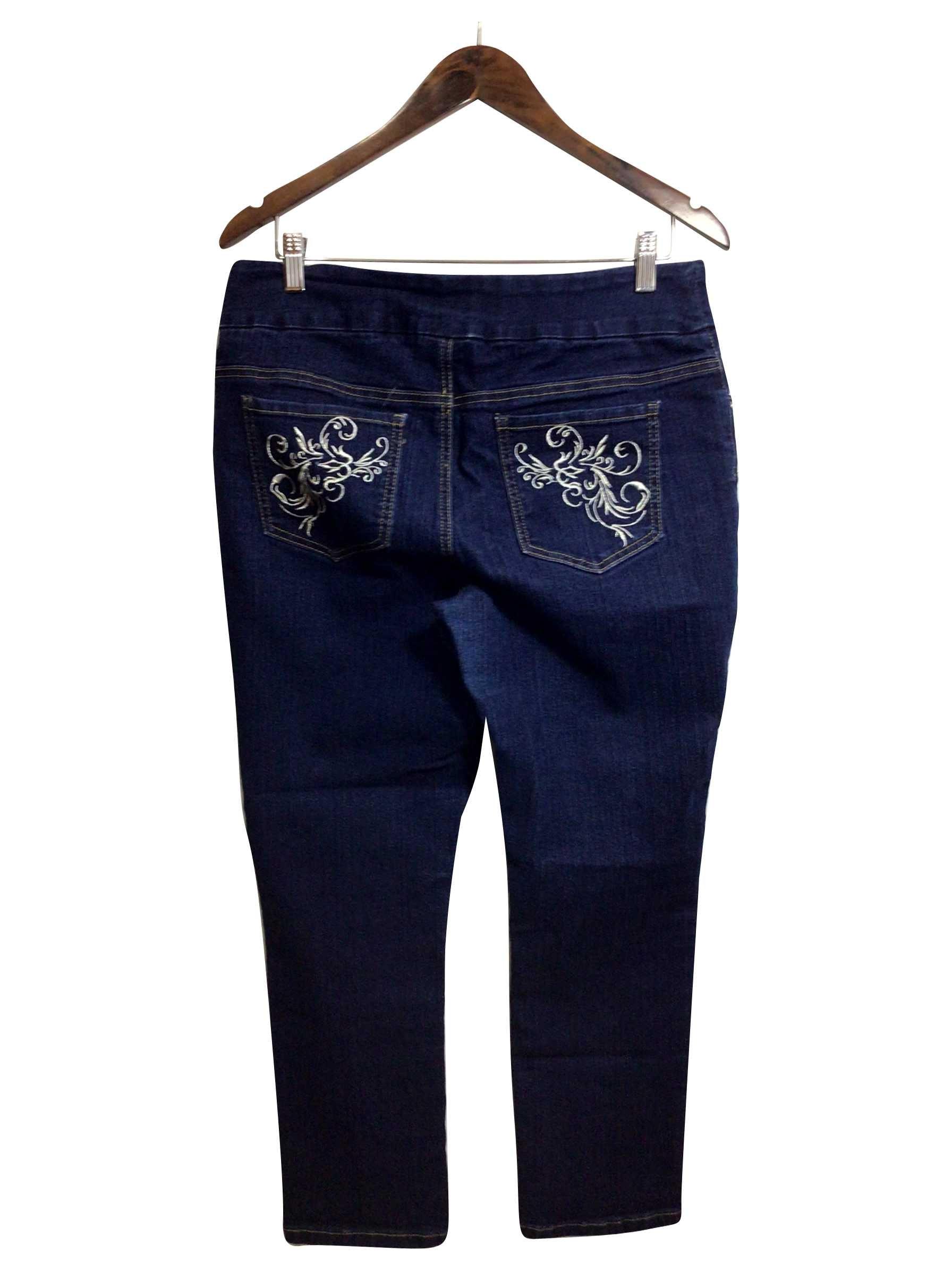 GOLDEN GIRLS Trendy Regular Fit Blue Straight - Legged Jeans Size 12