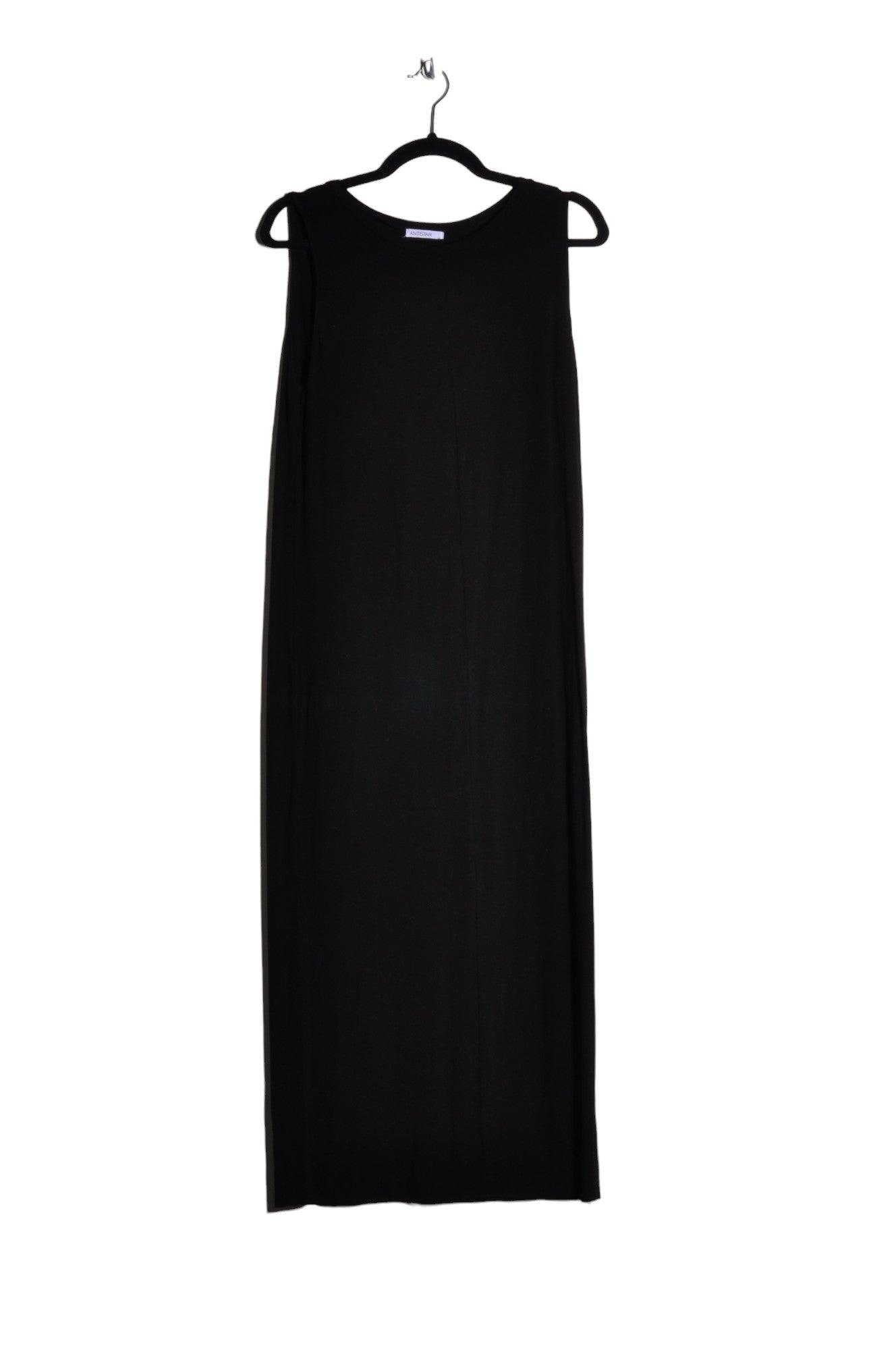 ANTISTAR Stylish Women's Black Regular-Fit Maxi Dress - Size M