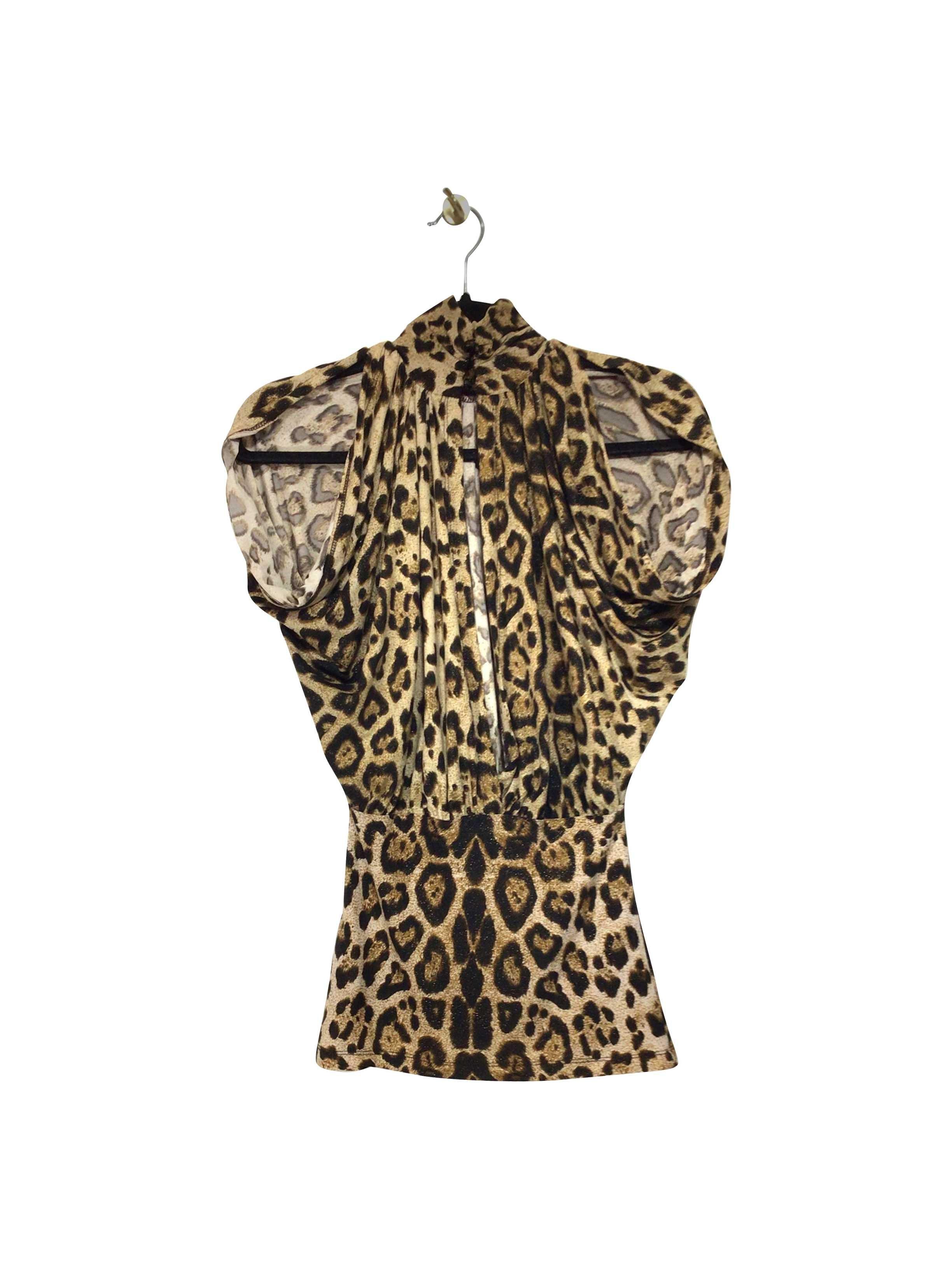 ROSA Stylish Regular Fit Brown Blouse - Size S