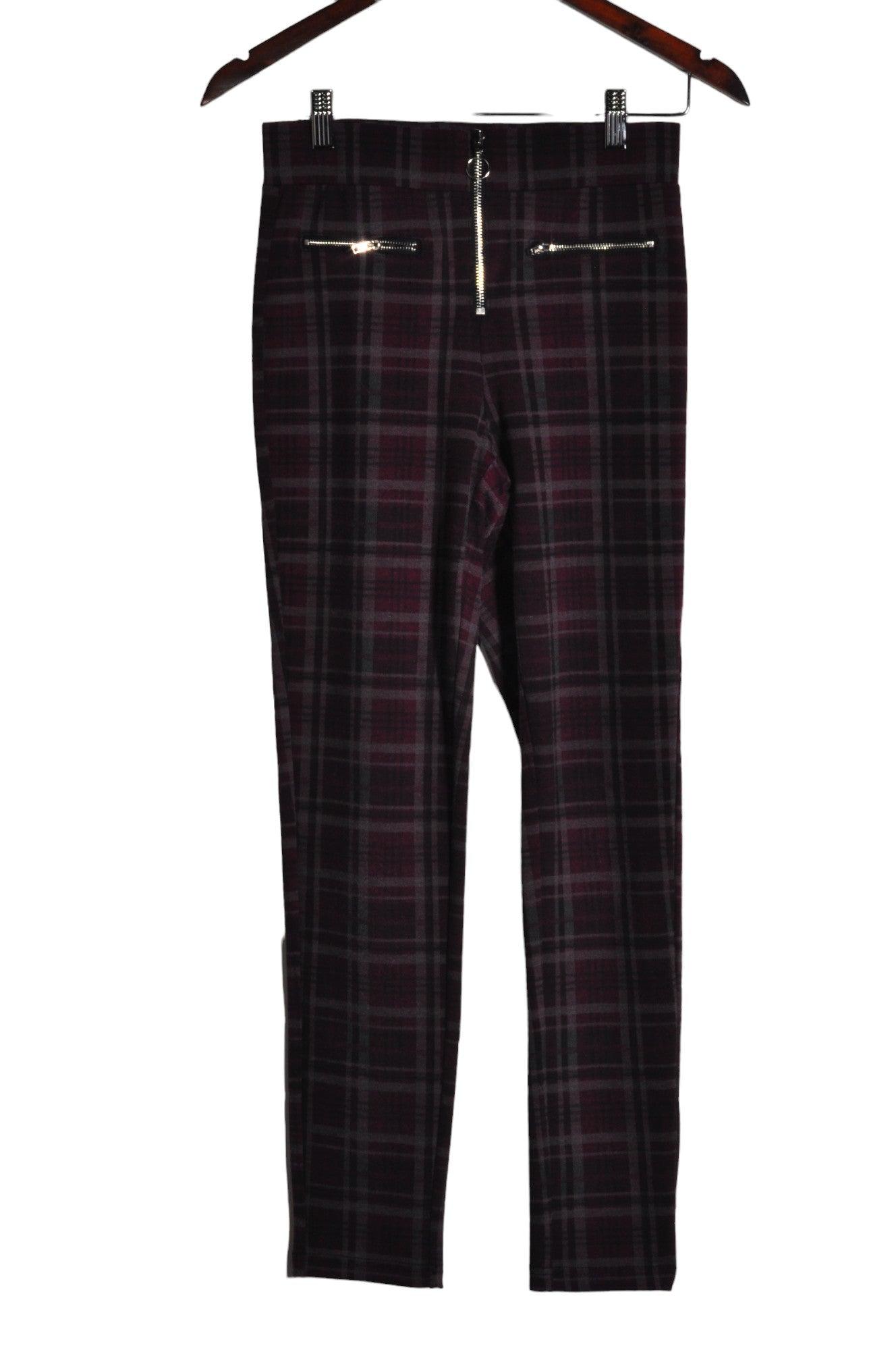 GUESS Stylish Women's Red Regular-Fit Work Pants - Size XS