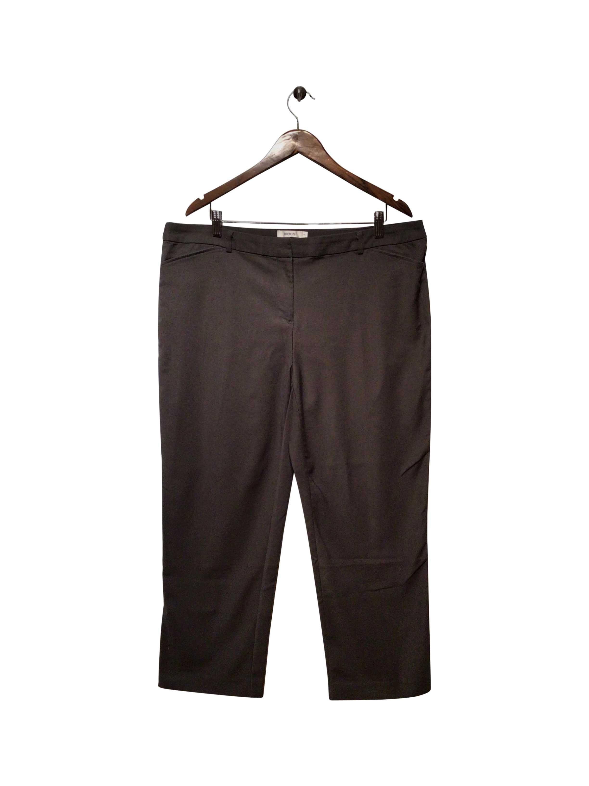 RICKI'S Stylish Regular Fit Gray Pant - Size 16
