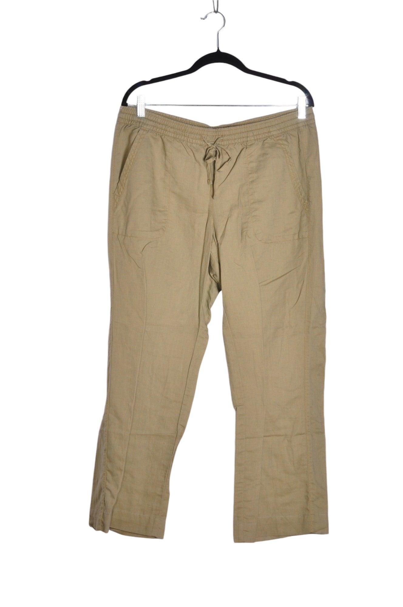 JOE FRESH Stylish Women's Green Regular-Fit Work Pants - Size L