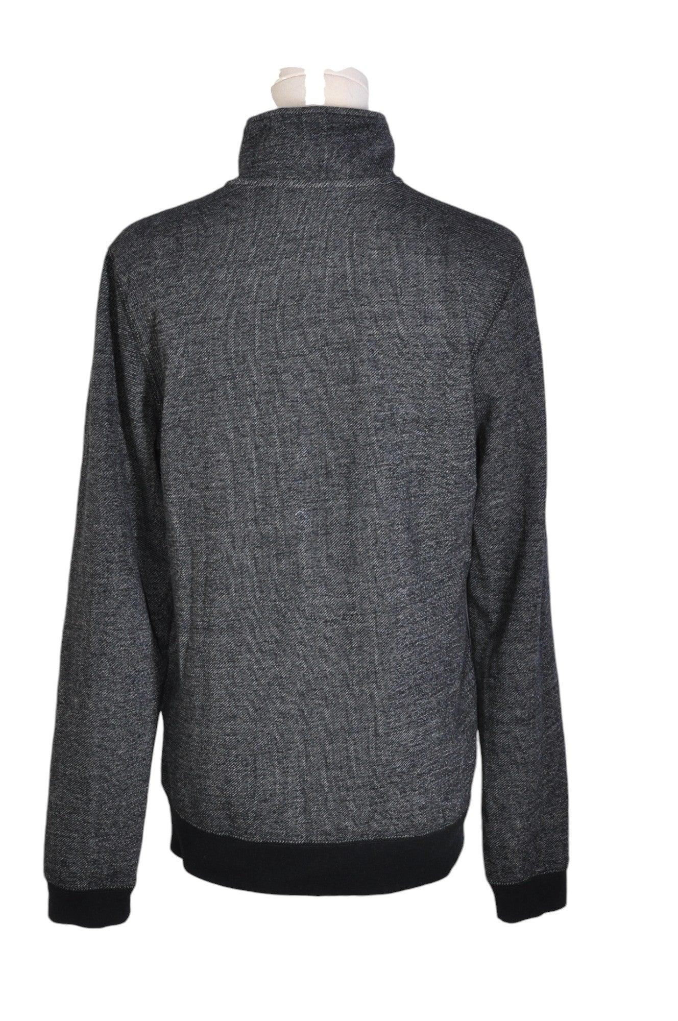 ROOTS Stylish Second - Hand Black Regular - Fit Women's Sweater - Size M