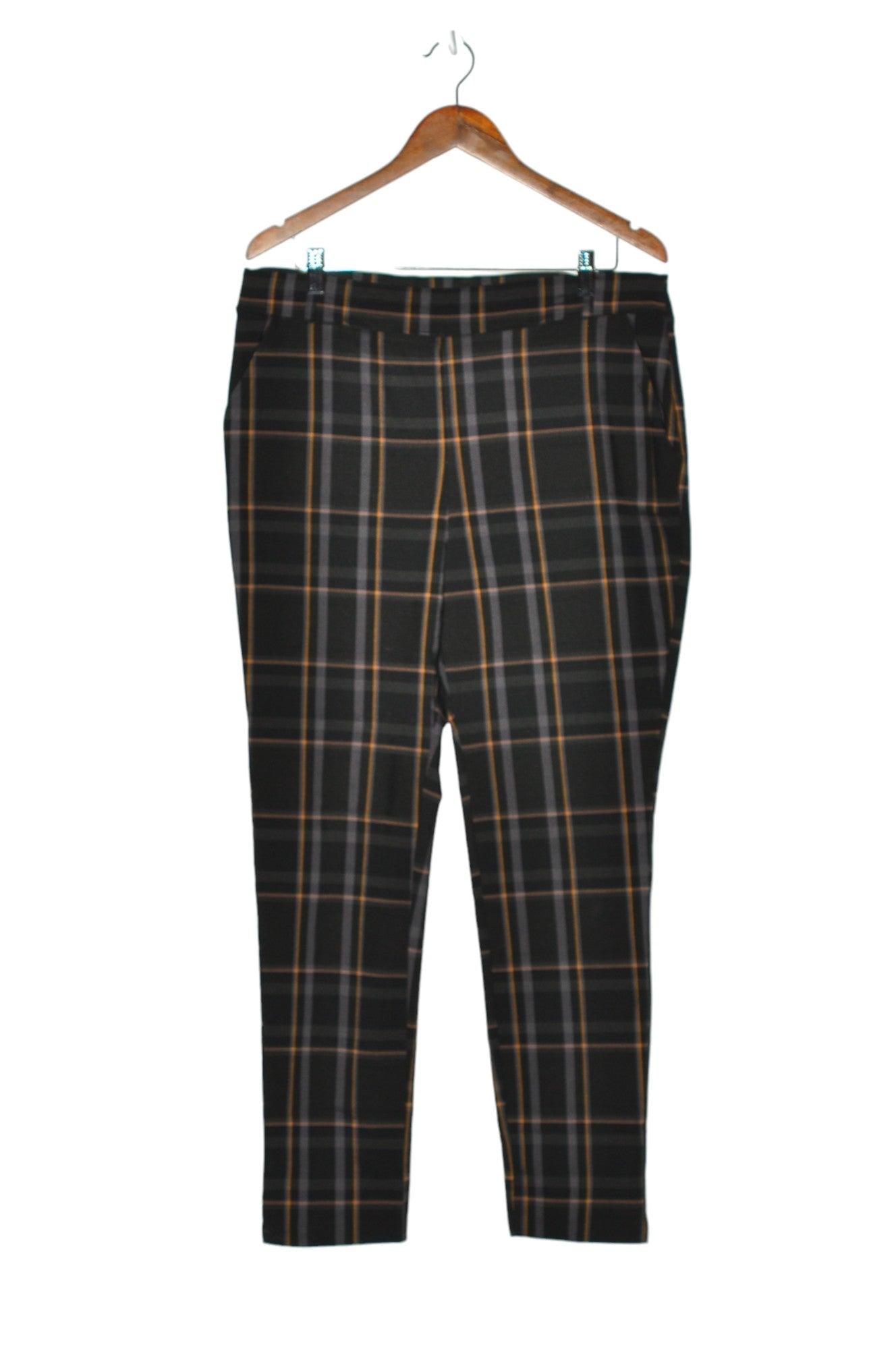 ROBIN BARRE Stylish Women's Black Regular-Fit Work Pants - Size 1X
