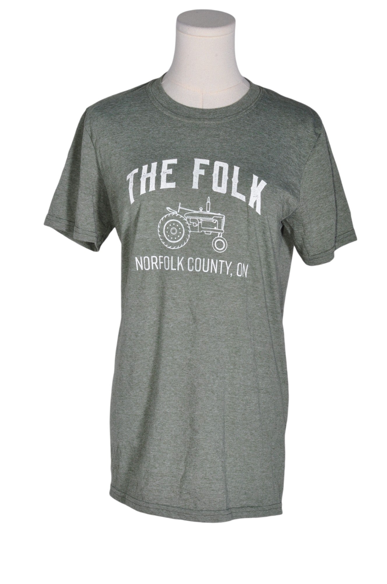 GILDAN Stylish Women's Regular Fit Gray T-Shirt - Size S