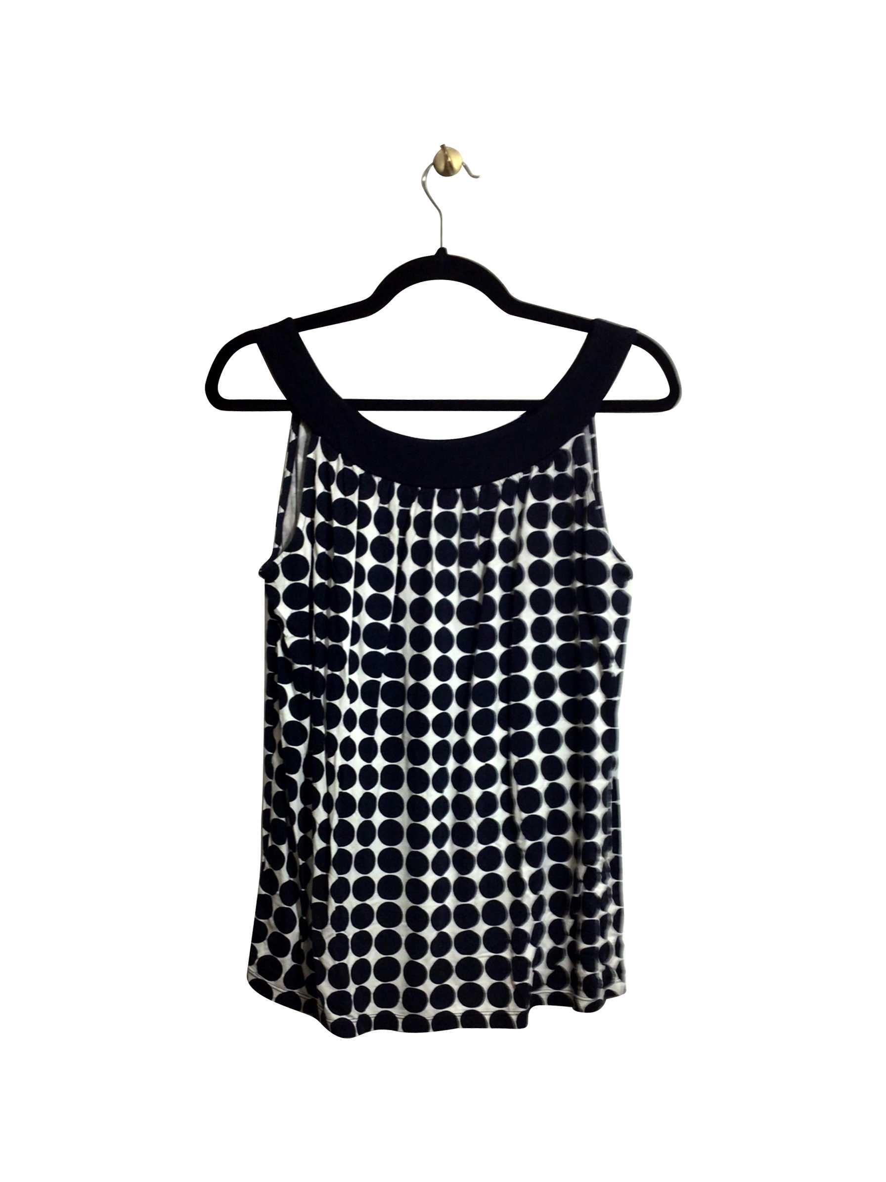 ANNE KLEIN Stylish Regular Fit White Tank Top - Size M