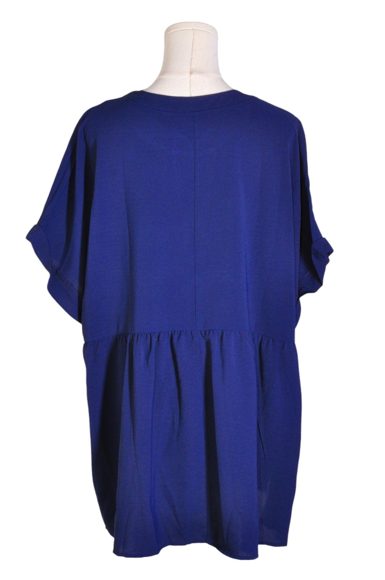 Stylish EMERY ROSE Women's Blue Regular Fit Blouse - 3XL