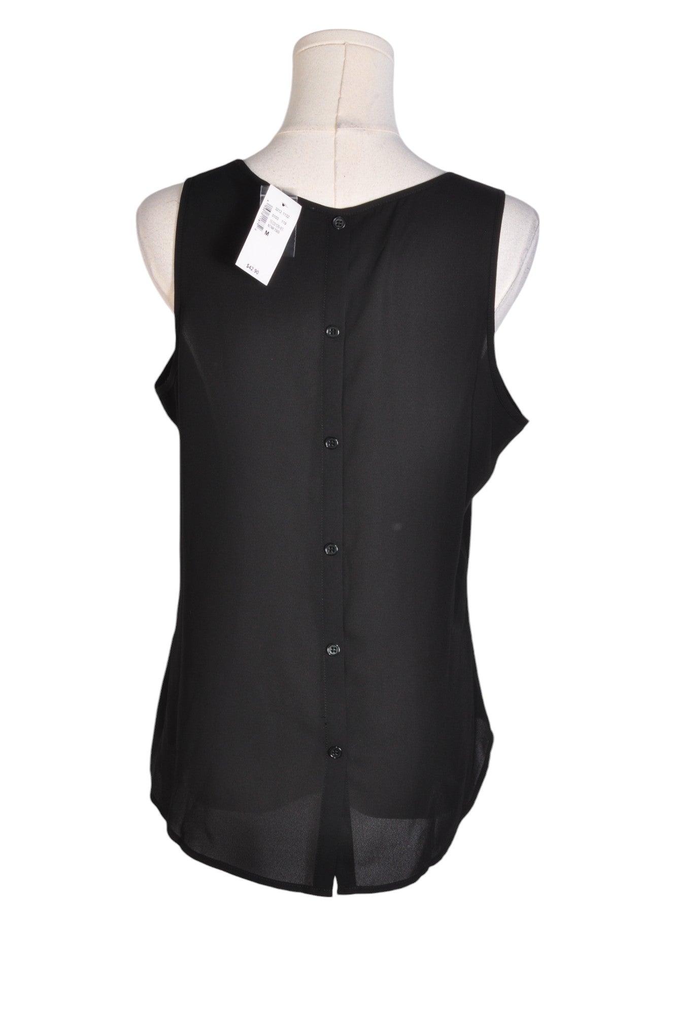 RICKI'S Stylish Black Regular Fit Women's Blouse - Size M