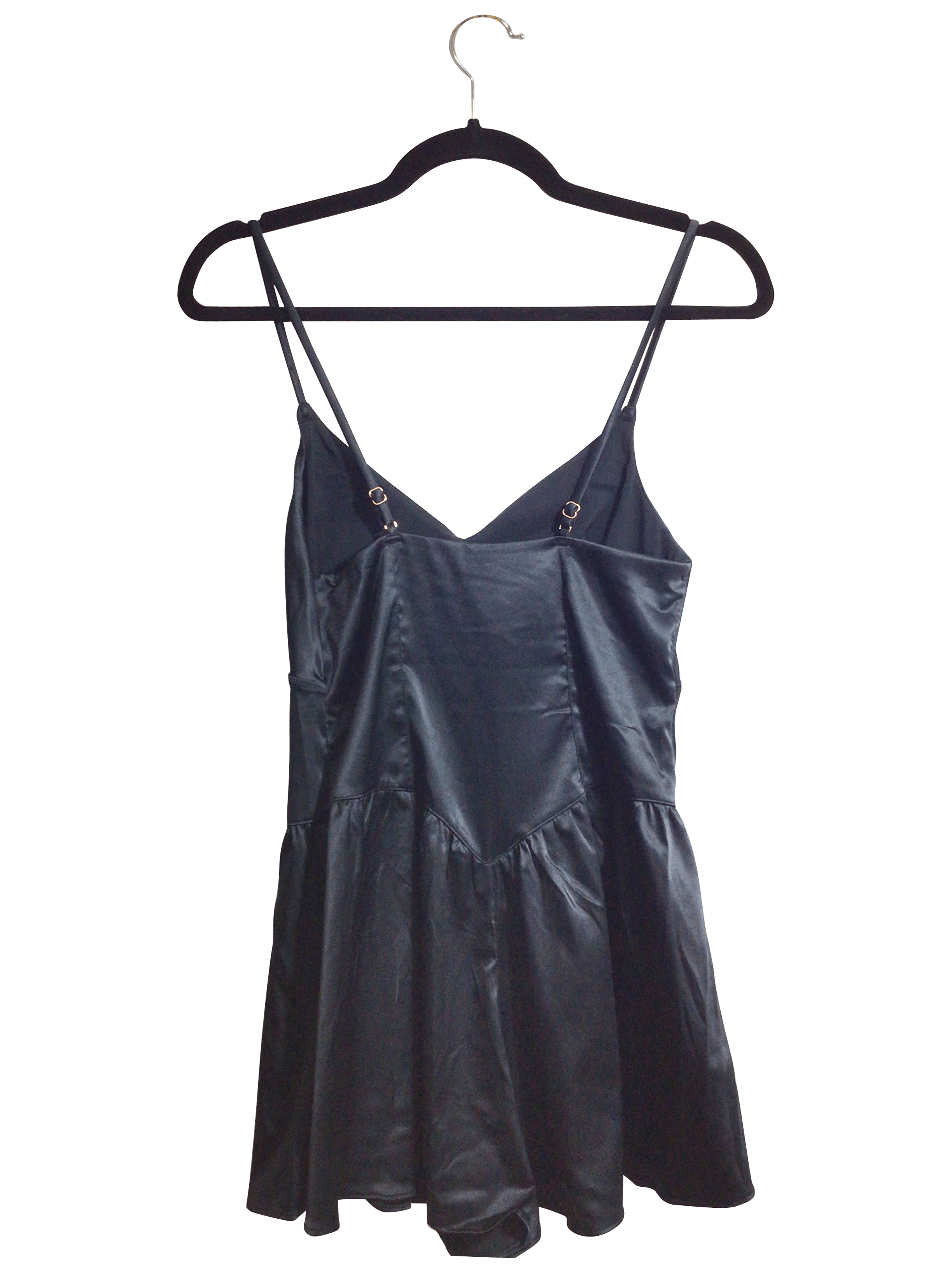 ECO Black Regular Fit Second Hand Women's Night Wear - Size L