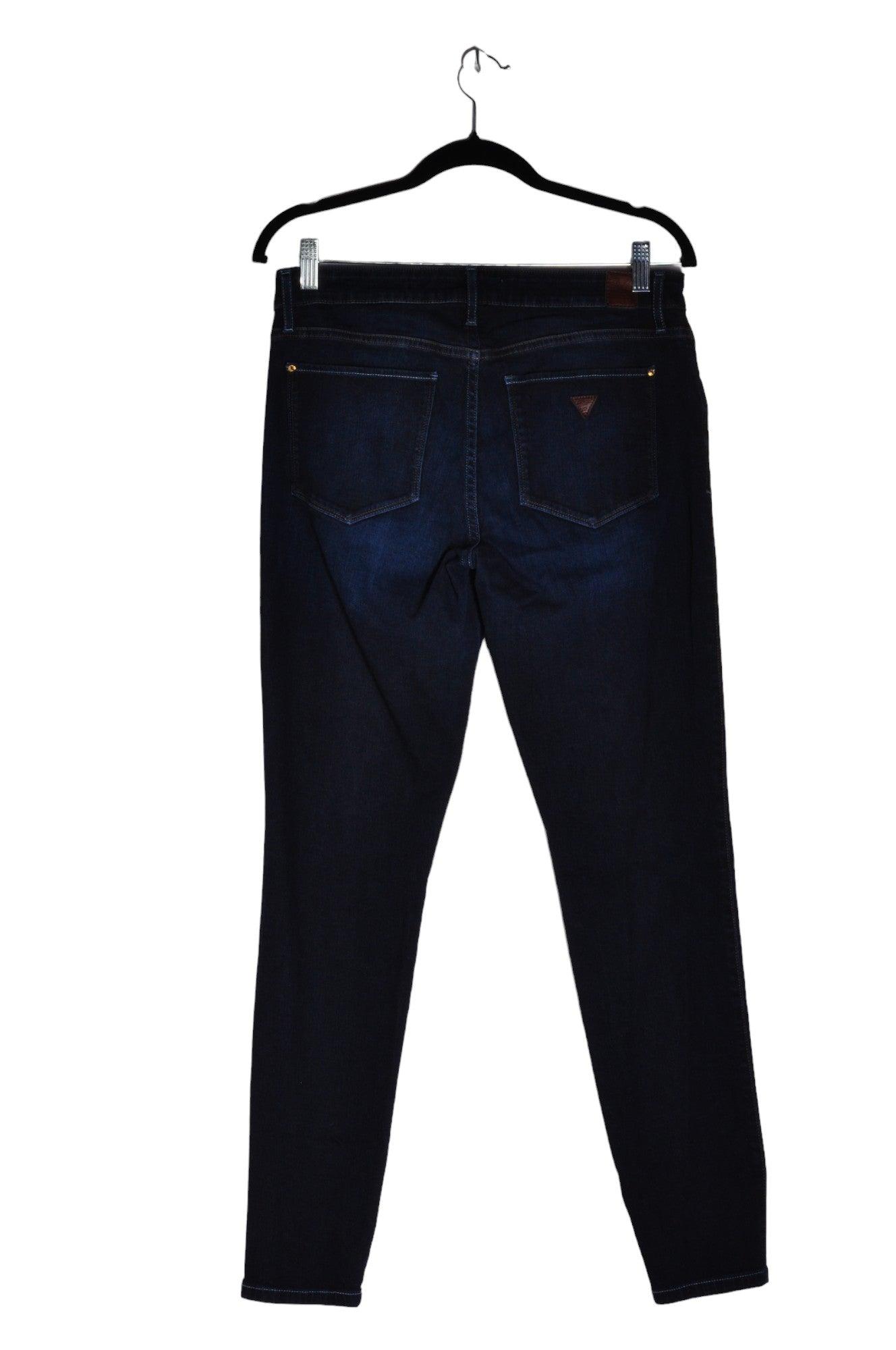 GUESS Stylish Women's Blue Regular-Fit Straight-Legged Jeans - Size 30