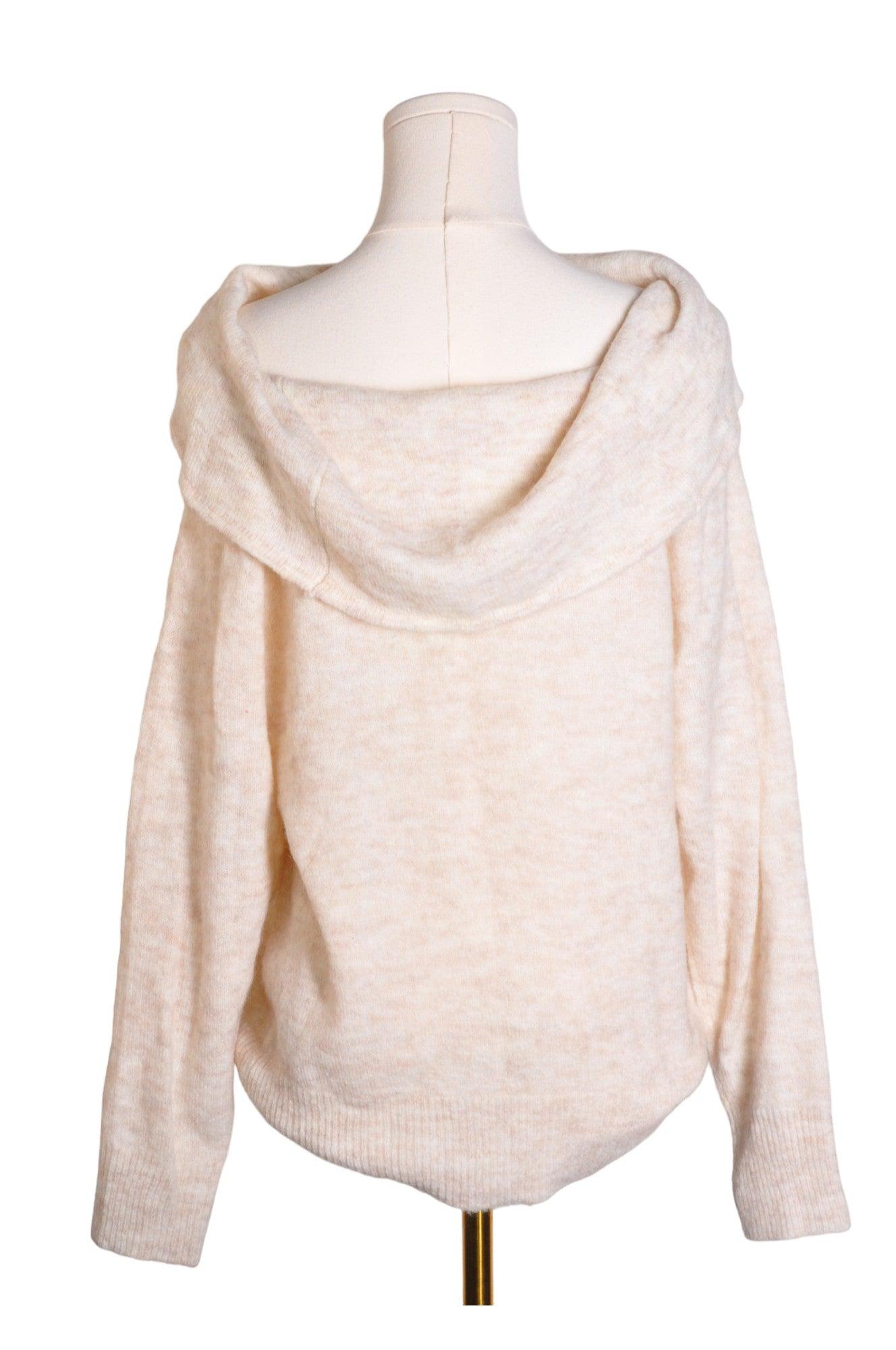 Stylish H&M Second-Hand Women's Beige Regular-Fit Blouses - Size S