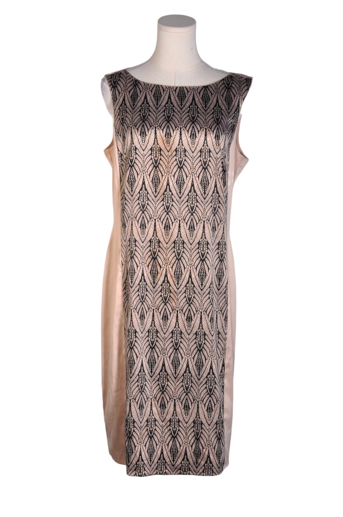 Stylish ESPRIT Second - Hand Women's Regular - Fit Brown Shift Dress Size 10